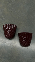 Pair of Handmade ceramic wall sconces, Portugal