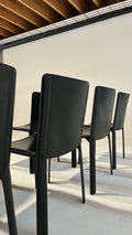 CIDUE LEATHER DINING CHAIRS (SET OF 6)