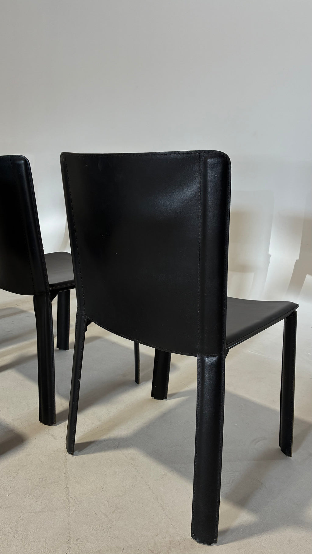 CIDUE LEATHER DINING CHAIRS (SET OF 6)
