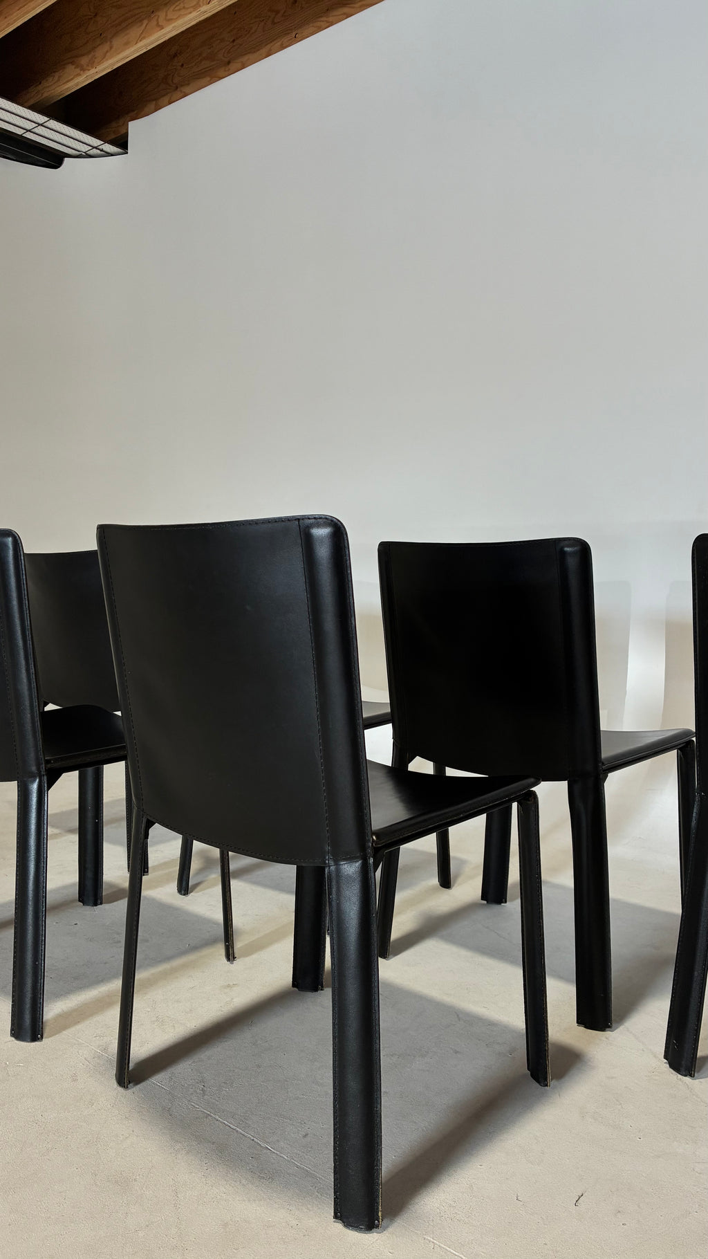 CIDUE LEATHER DINING CHAIRS (SET OF 6)