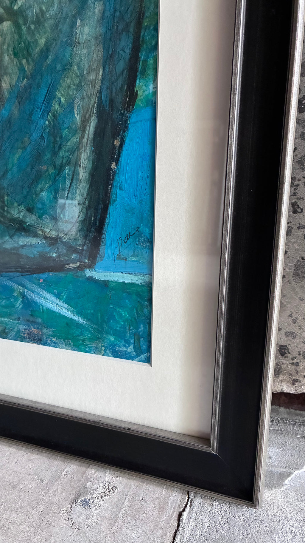 SPANISH ABSTRACT EXPRESSIONIST PAINTING