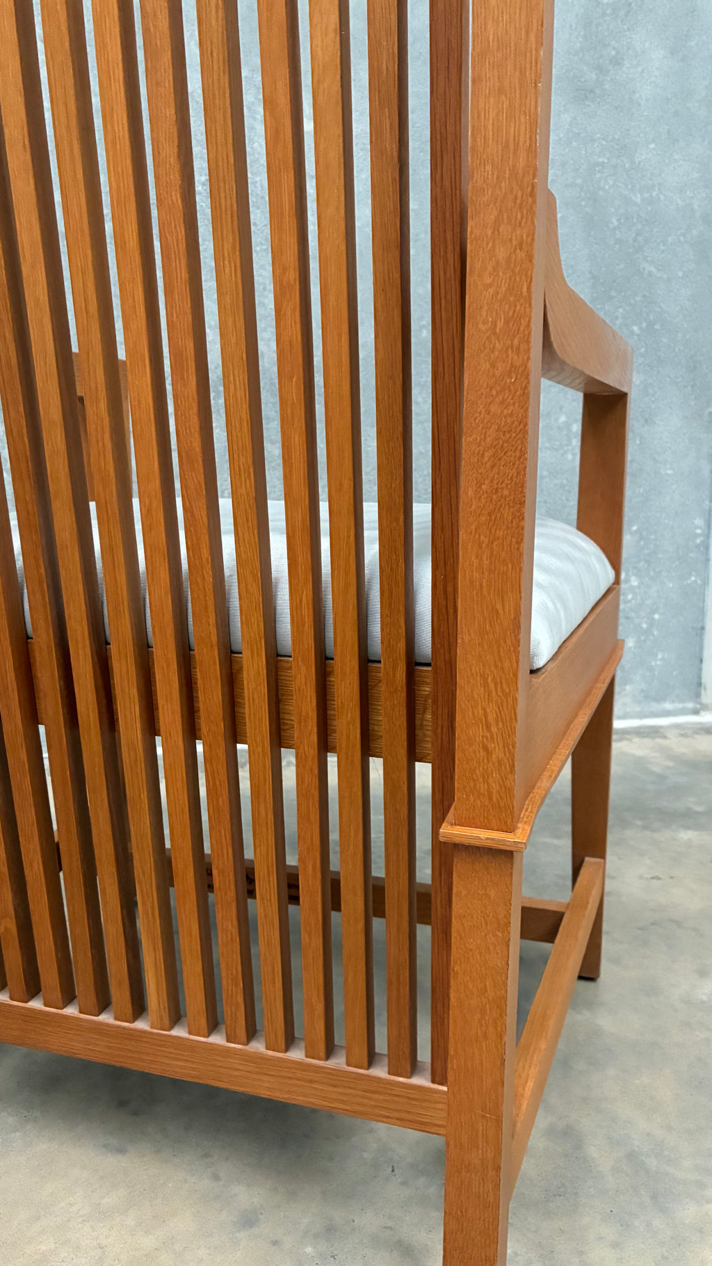 Pair of Frank Lloyd Wright Armchairs | Dedar Milano Moiré
