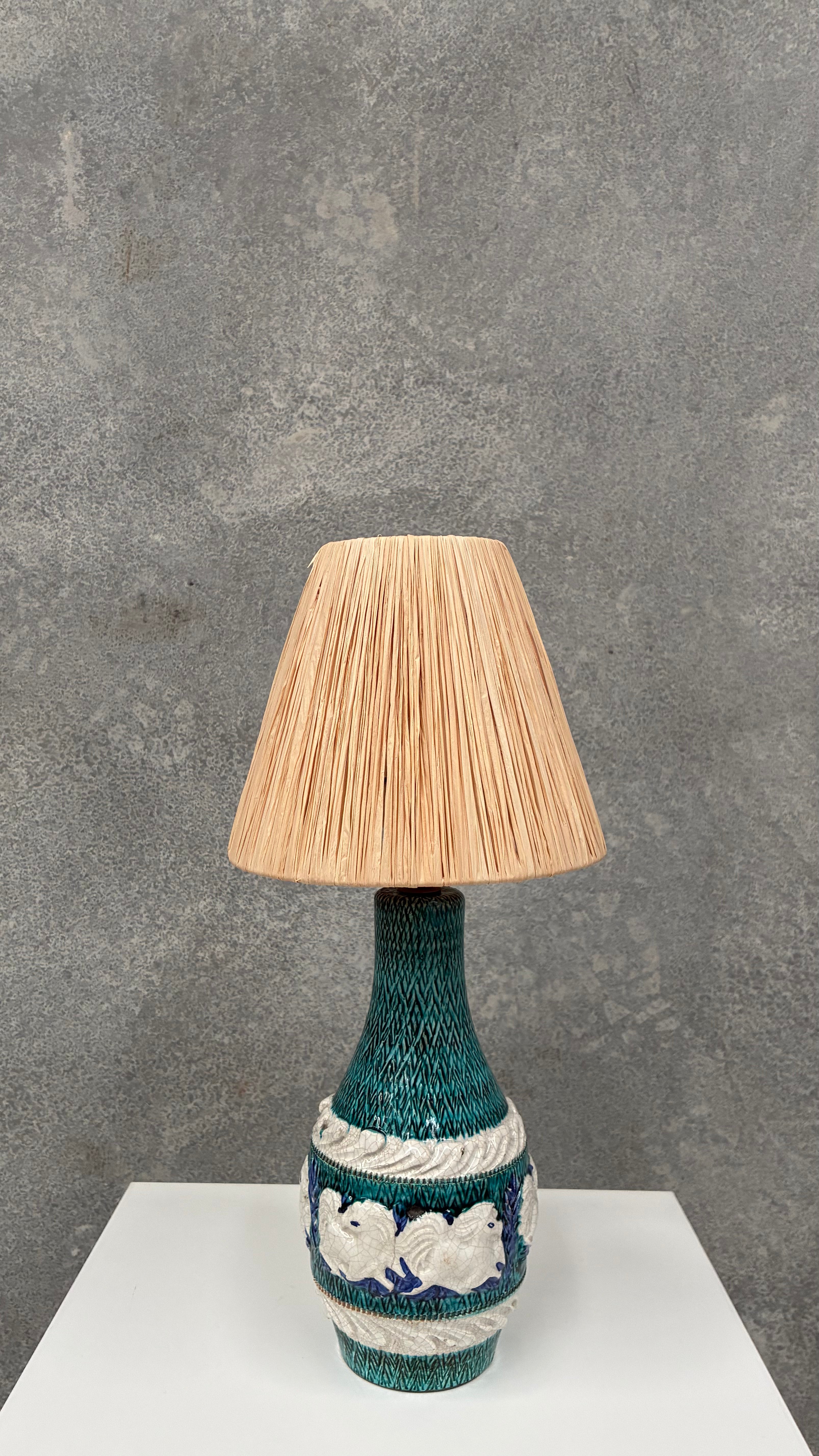 Fanciullacci Ceramic Table Lamp Italy 1960s