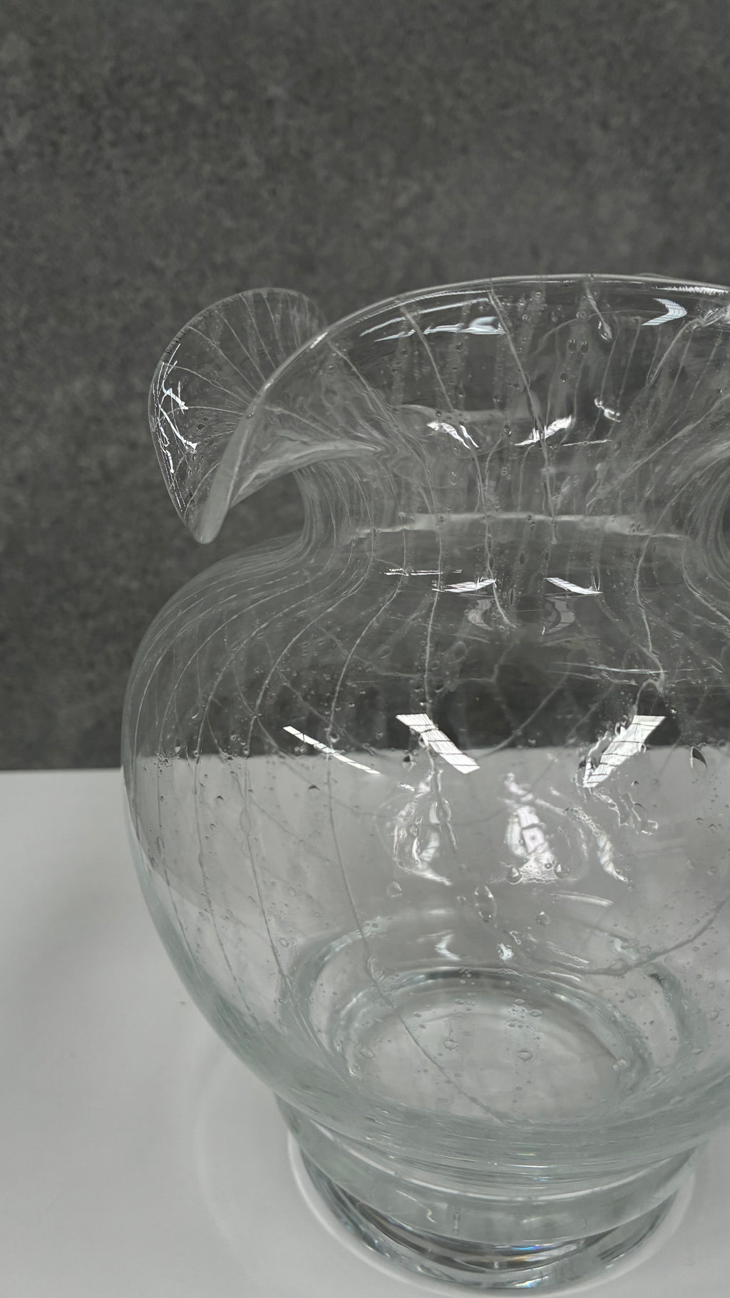 Hand-Blown Art Glass Vase, Murano Italy 1960s