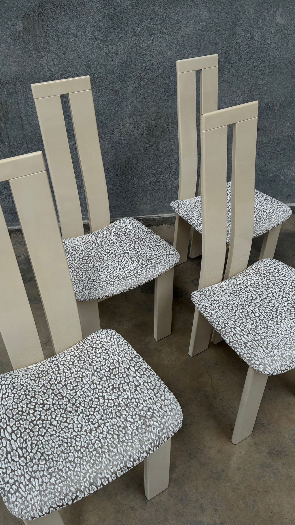 Pietro Costantini Dining Chairs Italy 1980s (set of four)