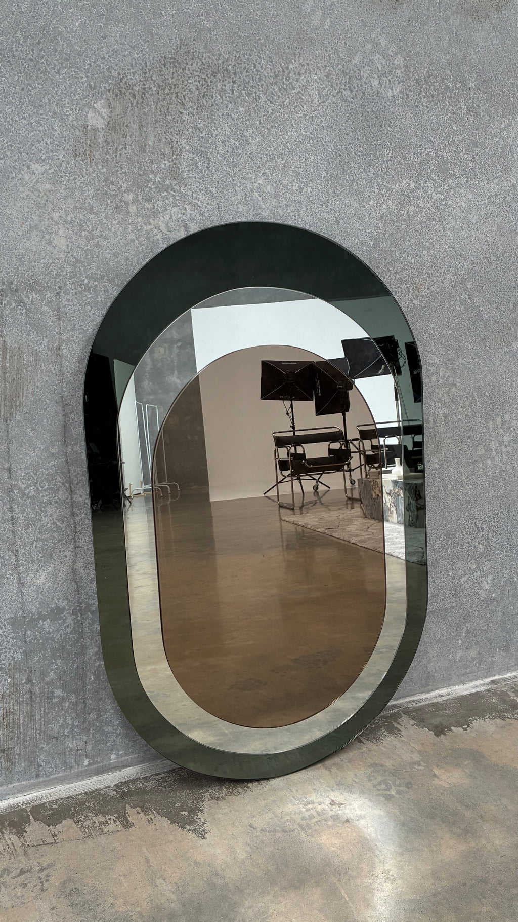 Italian Layered Mirror 1970s