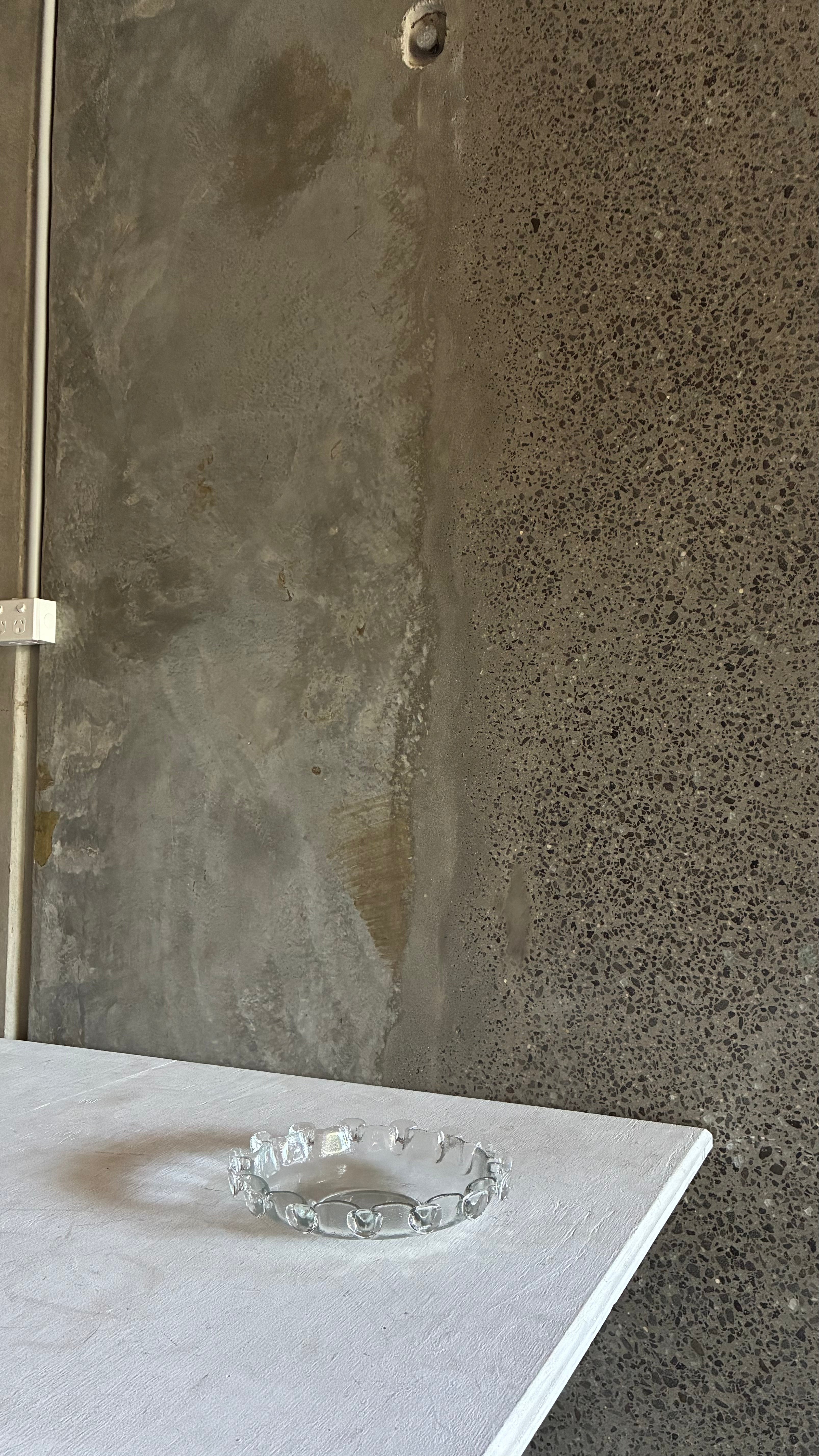 HUMPPILA FINLAND GLASS CENTREPIECE 1970S