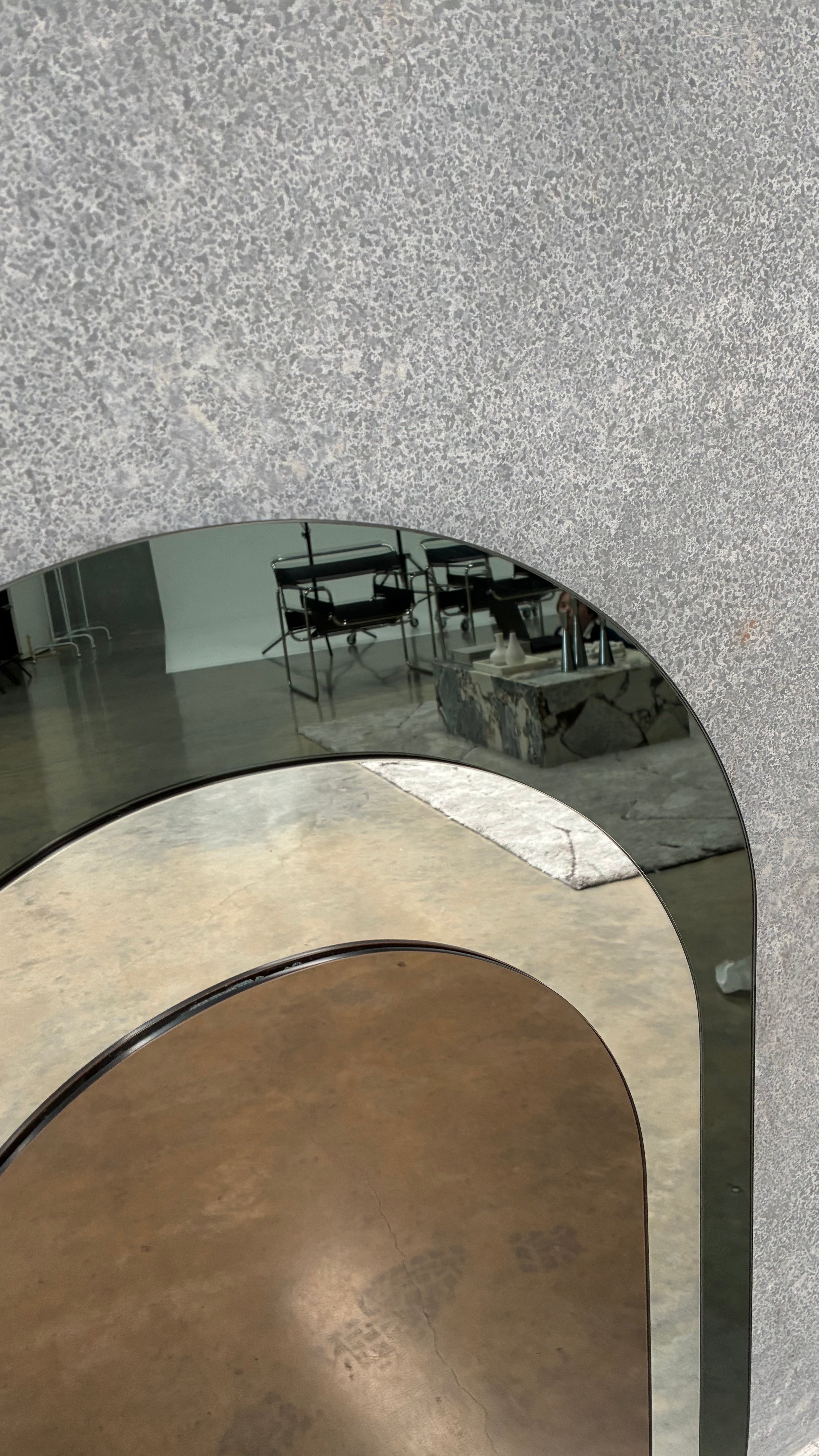 Italian Layered Mirror 1970s
