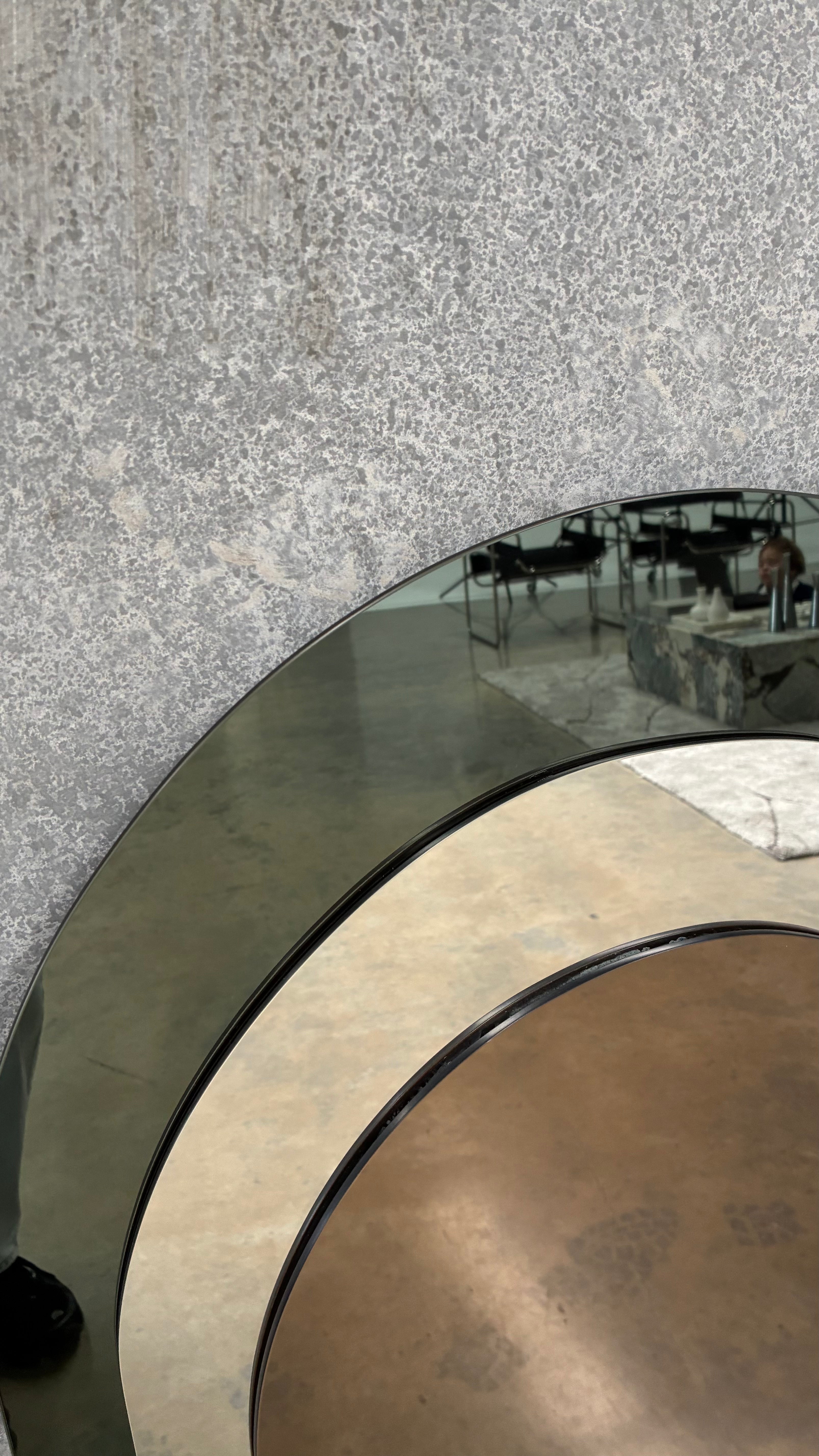 Italian Layered Mirror 1970s