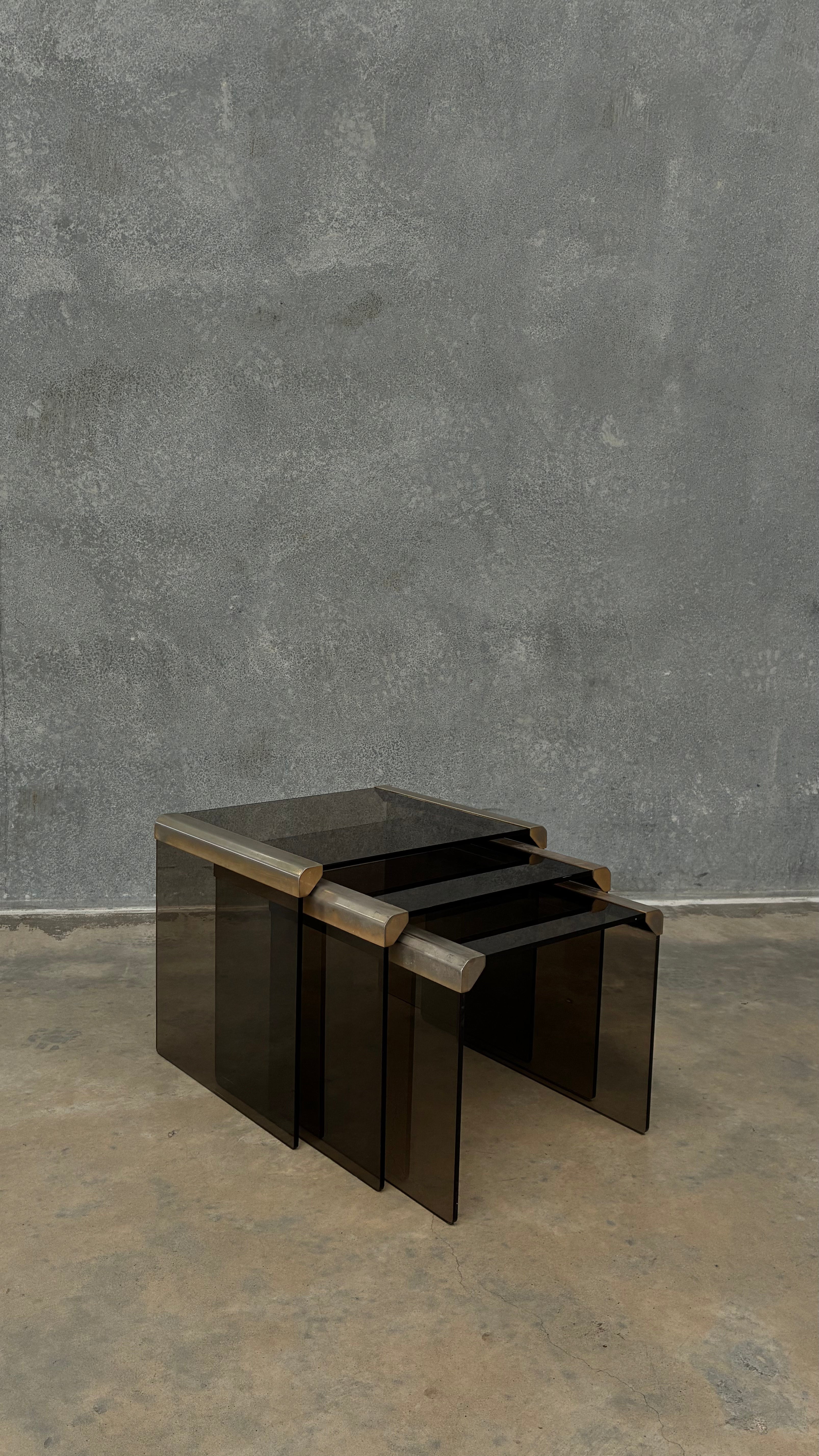 Set of Three Gallotti and Radice T35 Nesting tables Italy 1970s
