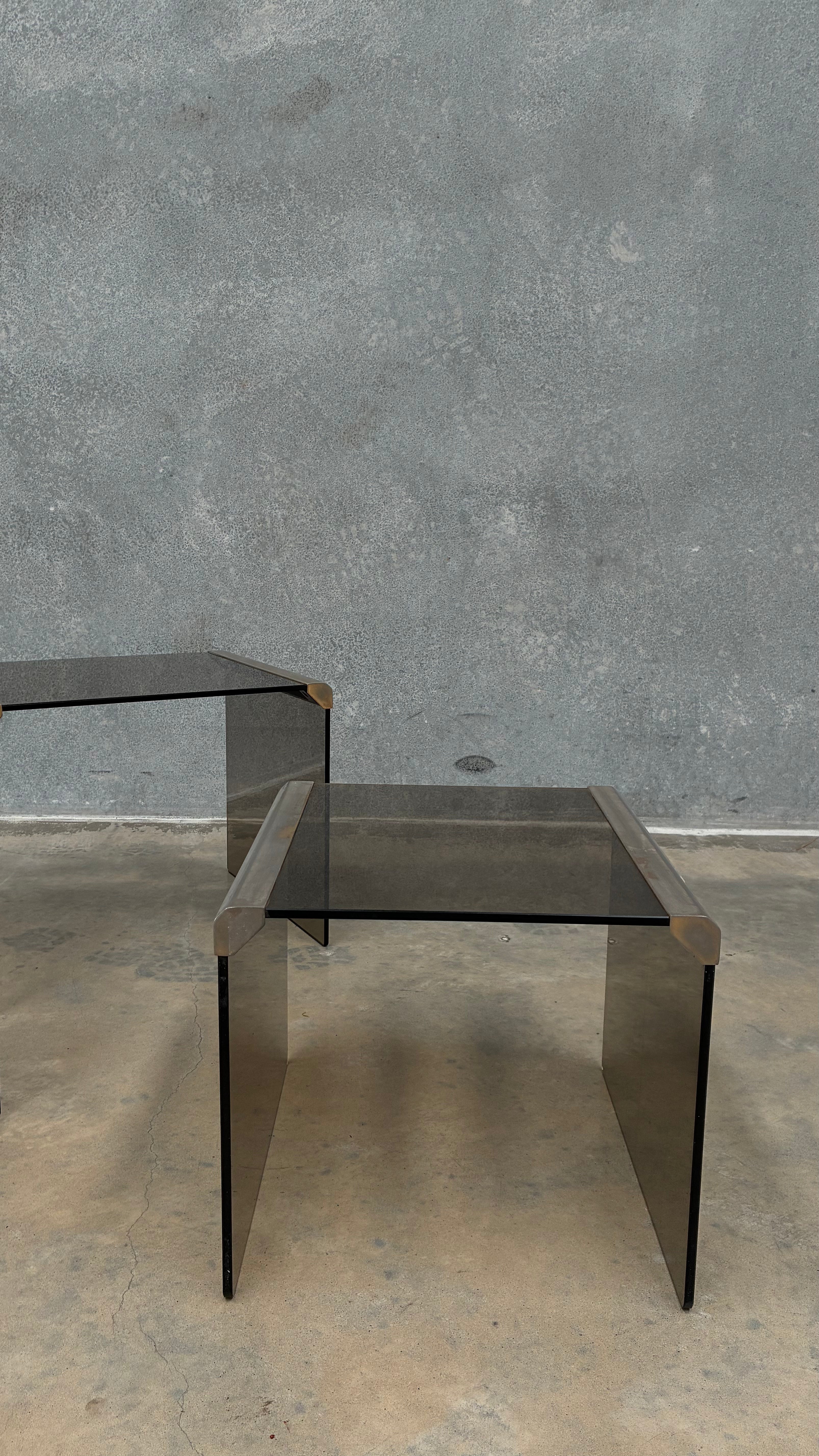 Set of Three Gallotti and Radice T35 Nesting tables Italy 1970s