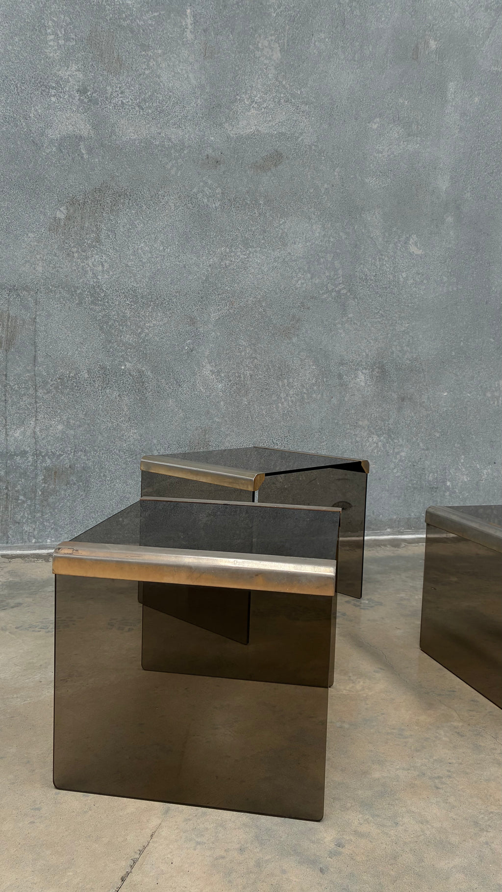 Set of Three Gallotti and Radice T35 Nesting tables Italy 1970s
