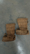 Traditional Japanese straw boots, Mid-20th Century