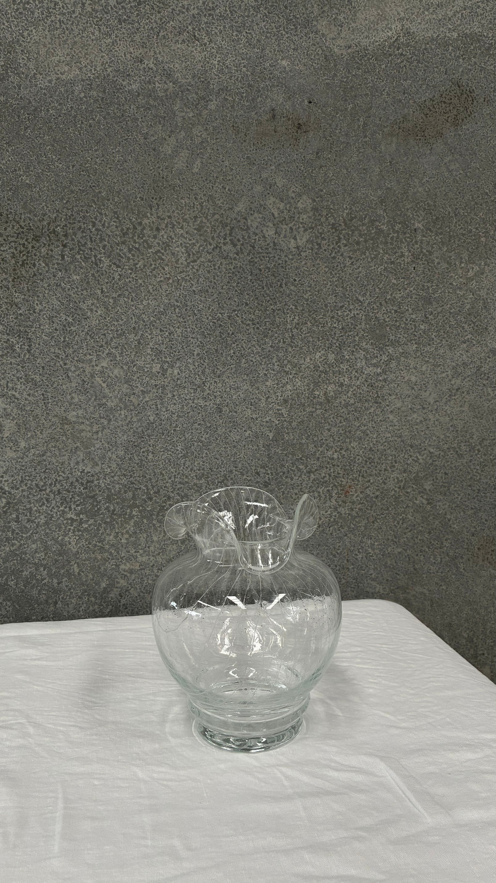Hand-Blown Art Glass Vase, Murano Italy 1960s