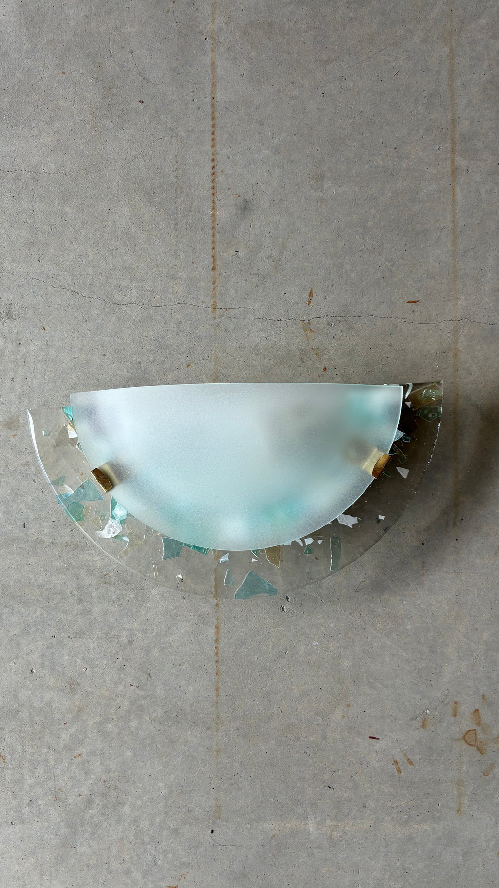 MURANO GLASS WALL SCONCE, ITALY 1990S