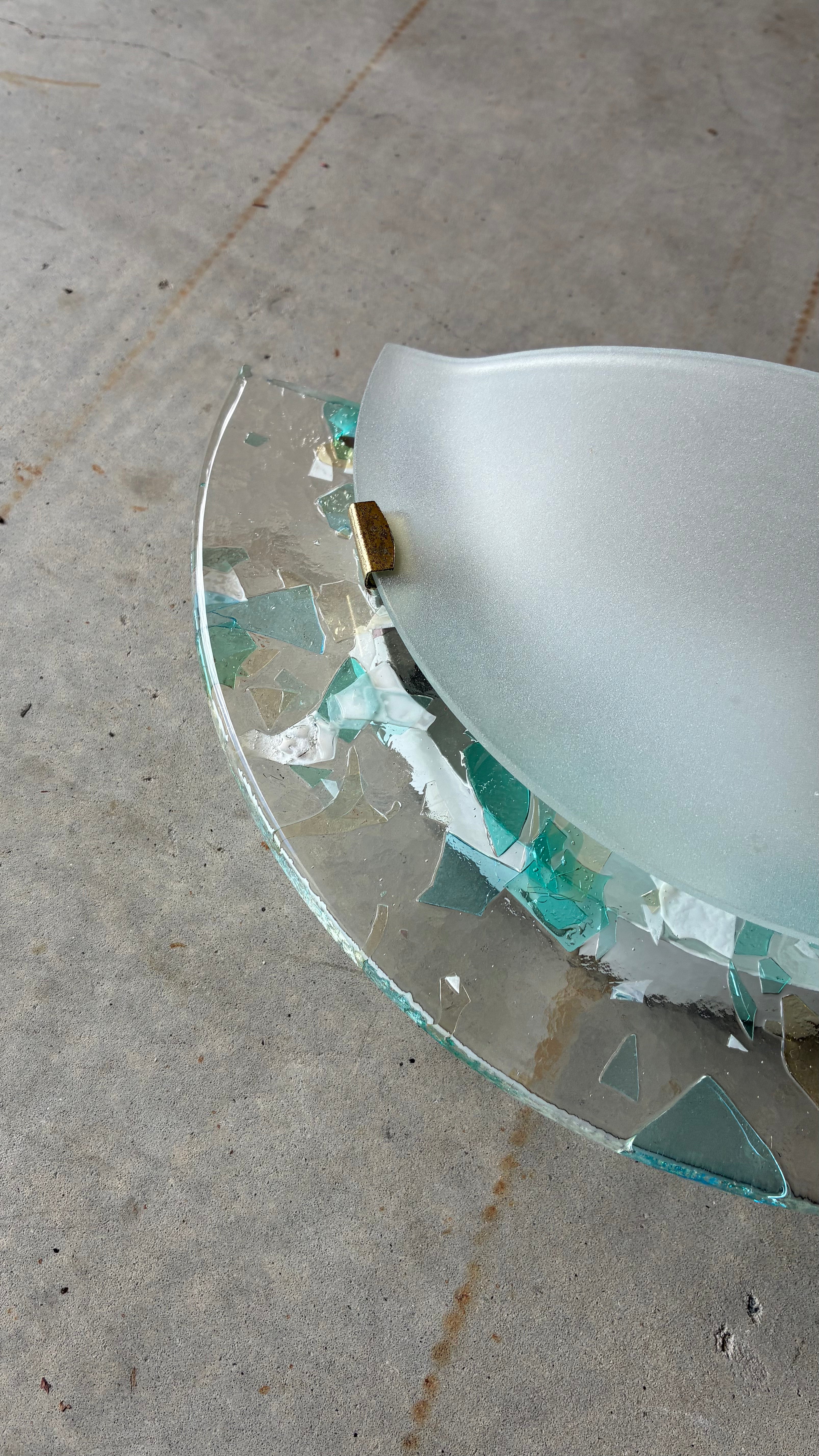 MURANO GLASS WALL SCONCE, ITALY 1990S