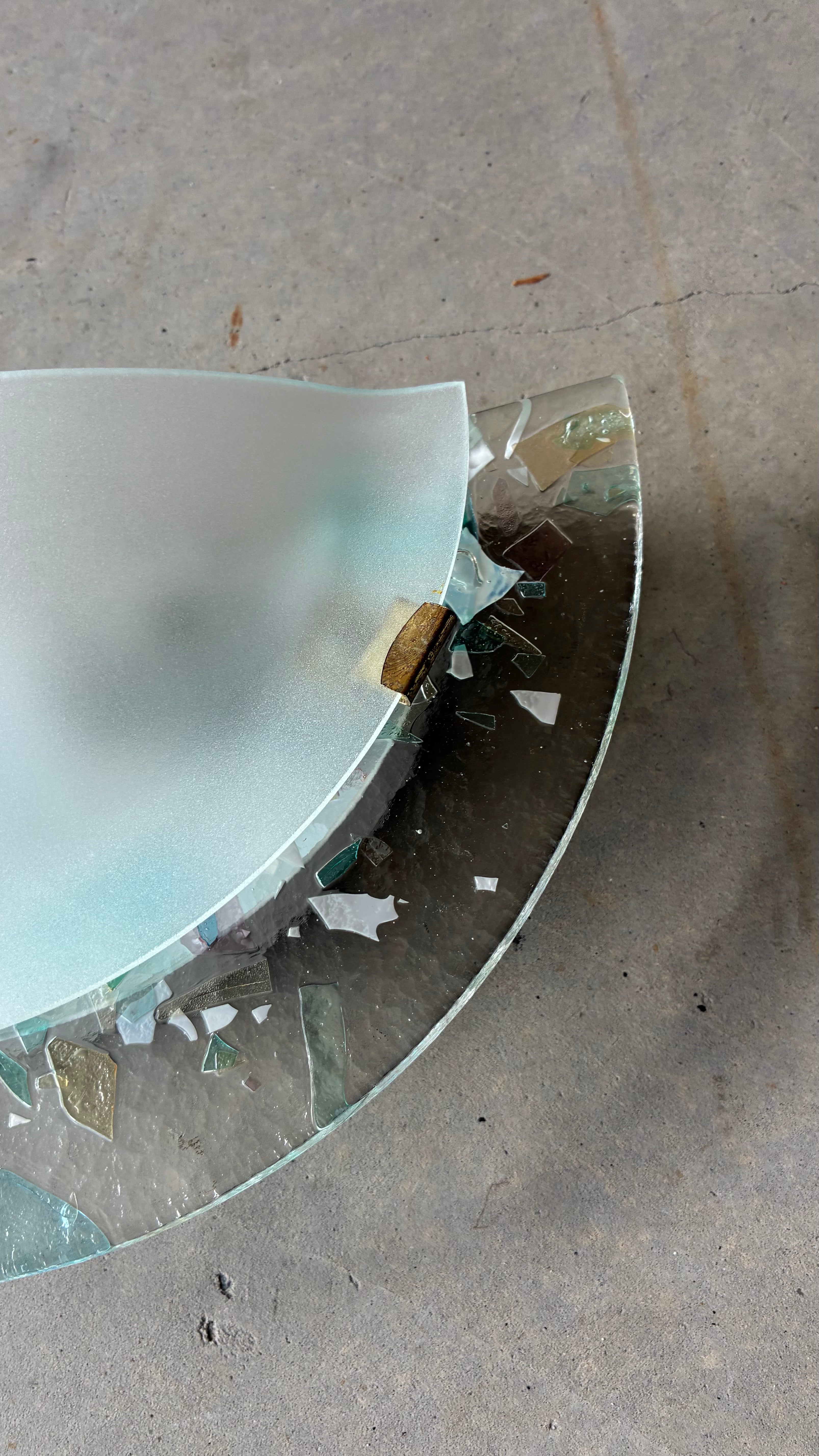 MURANO GLASS WALL SCONCE, ITALY 1990S