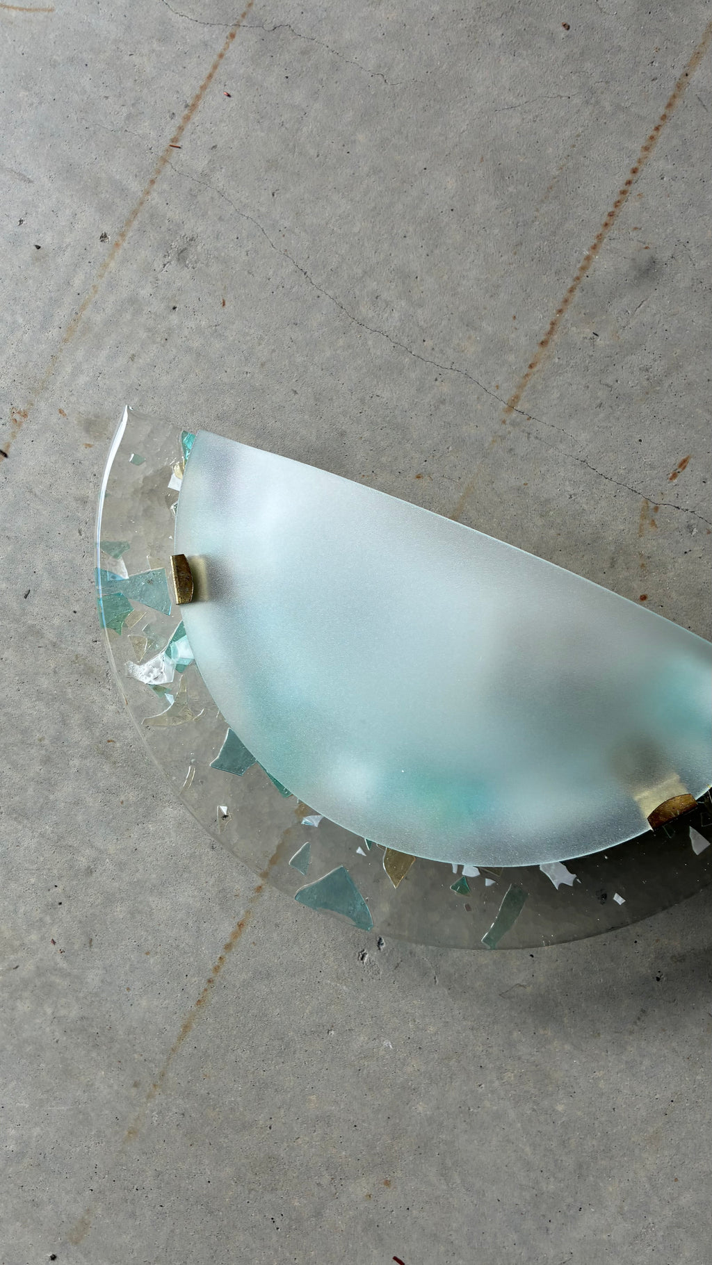 MURANO GLASS WALL SCONCE, ITALY 1990S