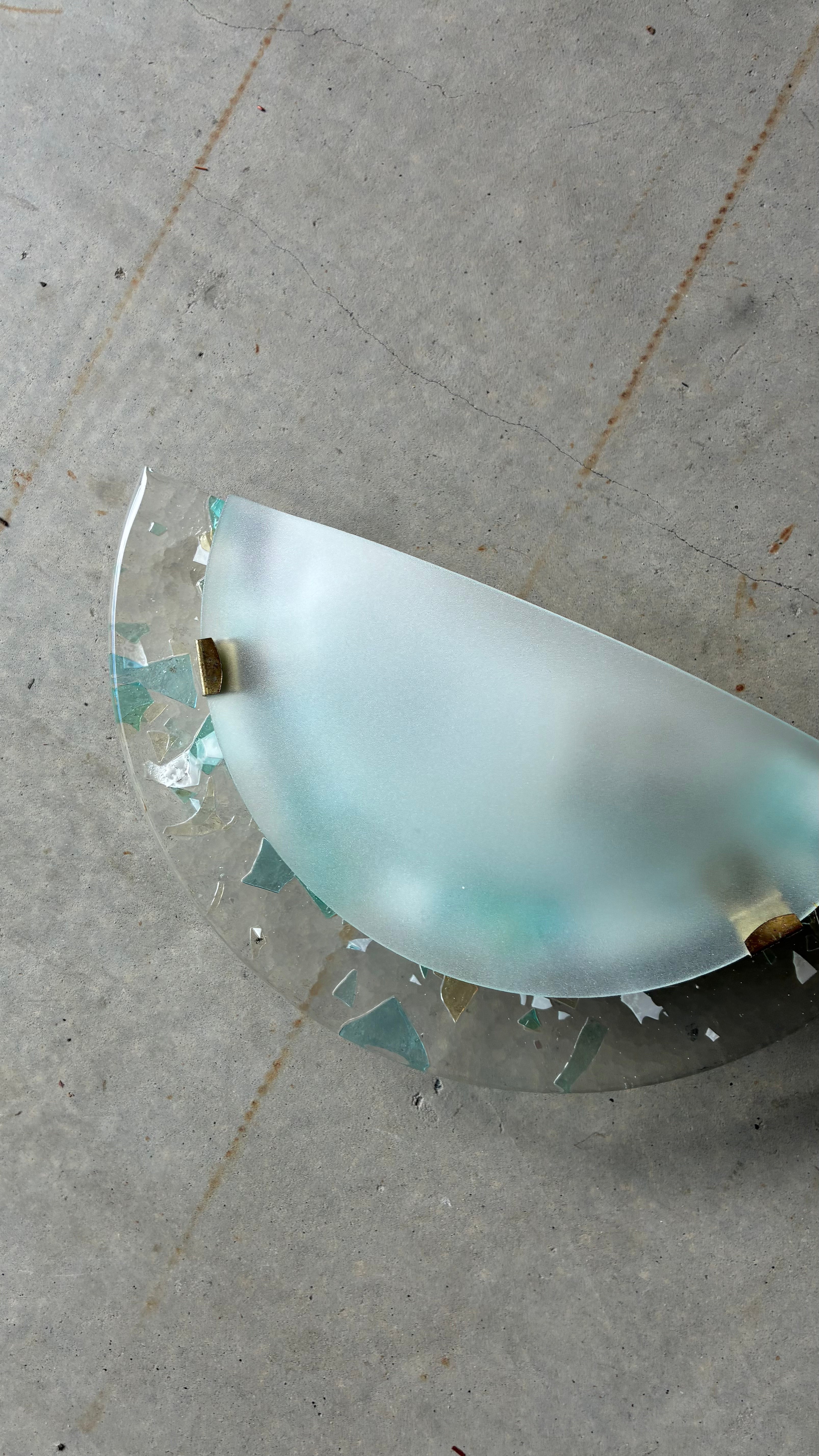 MURANO GLASS WALL SCONCE, ITALY 1990S