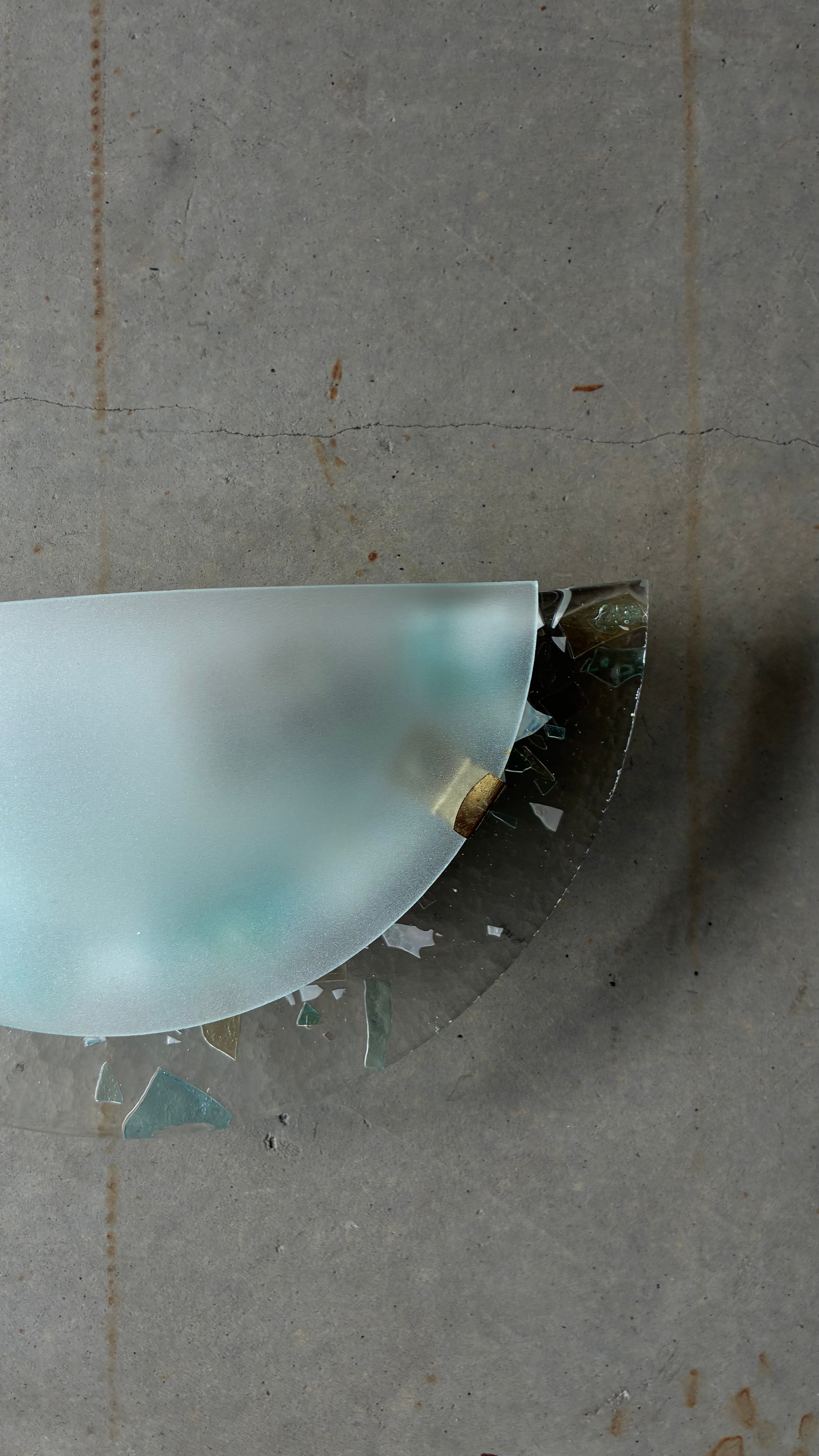 MURANO GLASS WALL SCONCE, ITALY 1990S