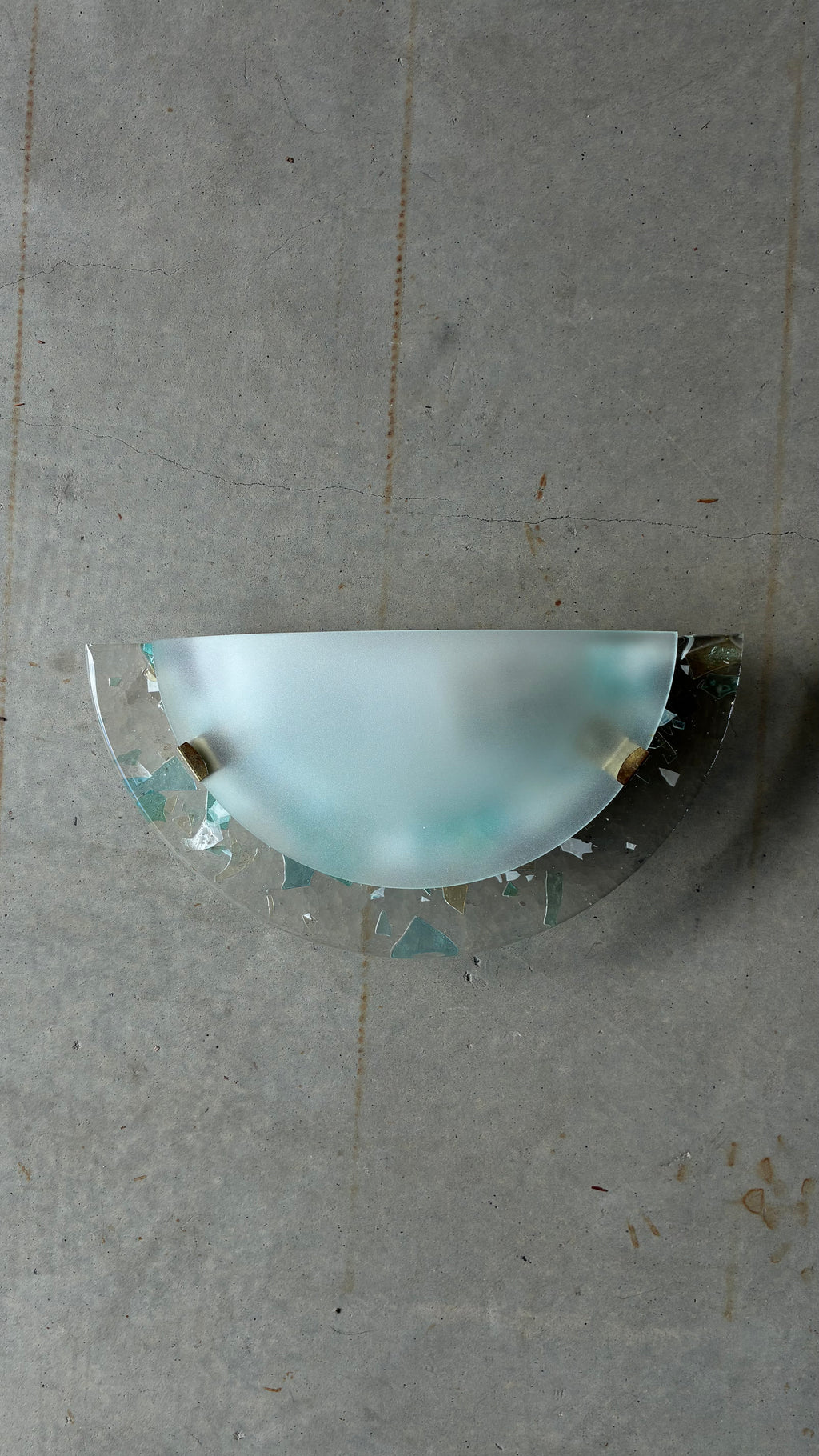 MURANO GLASS WALL SCONCE, ITALY 1990S
