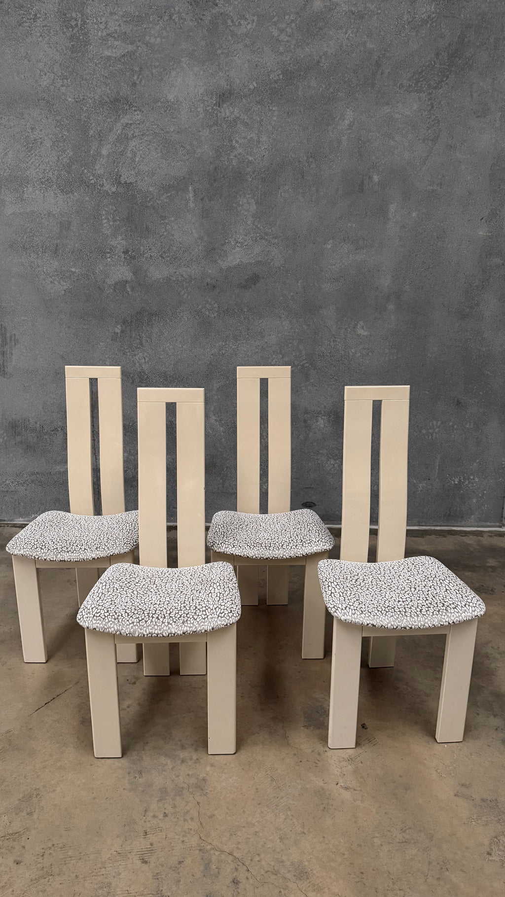 Pietro Costantini Dining Chairs Italy 1980s (set of four)