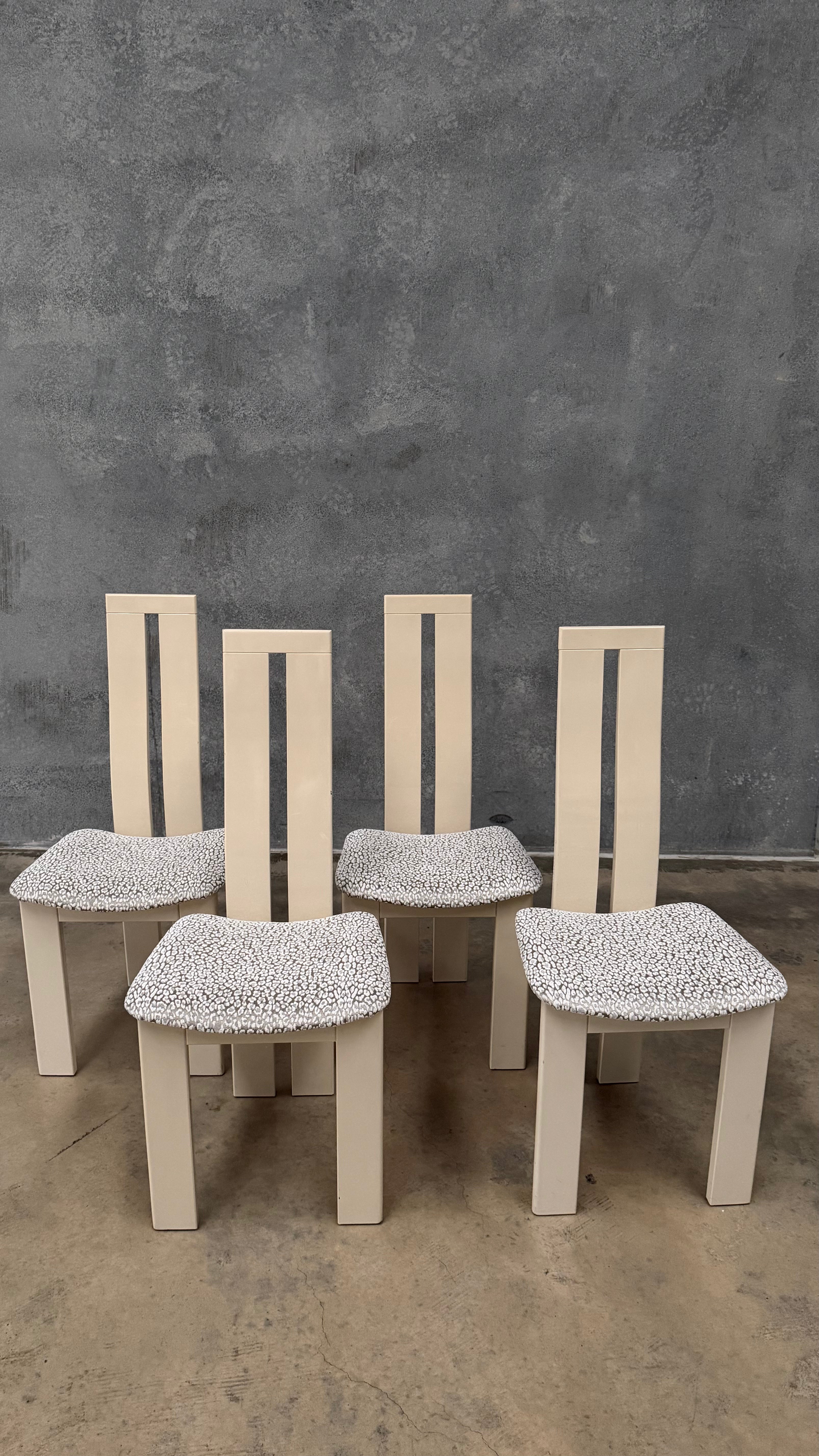 Pietro Costantini Dining Chairs Italy 1980s (set of four)