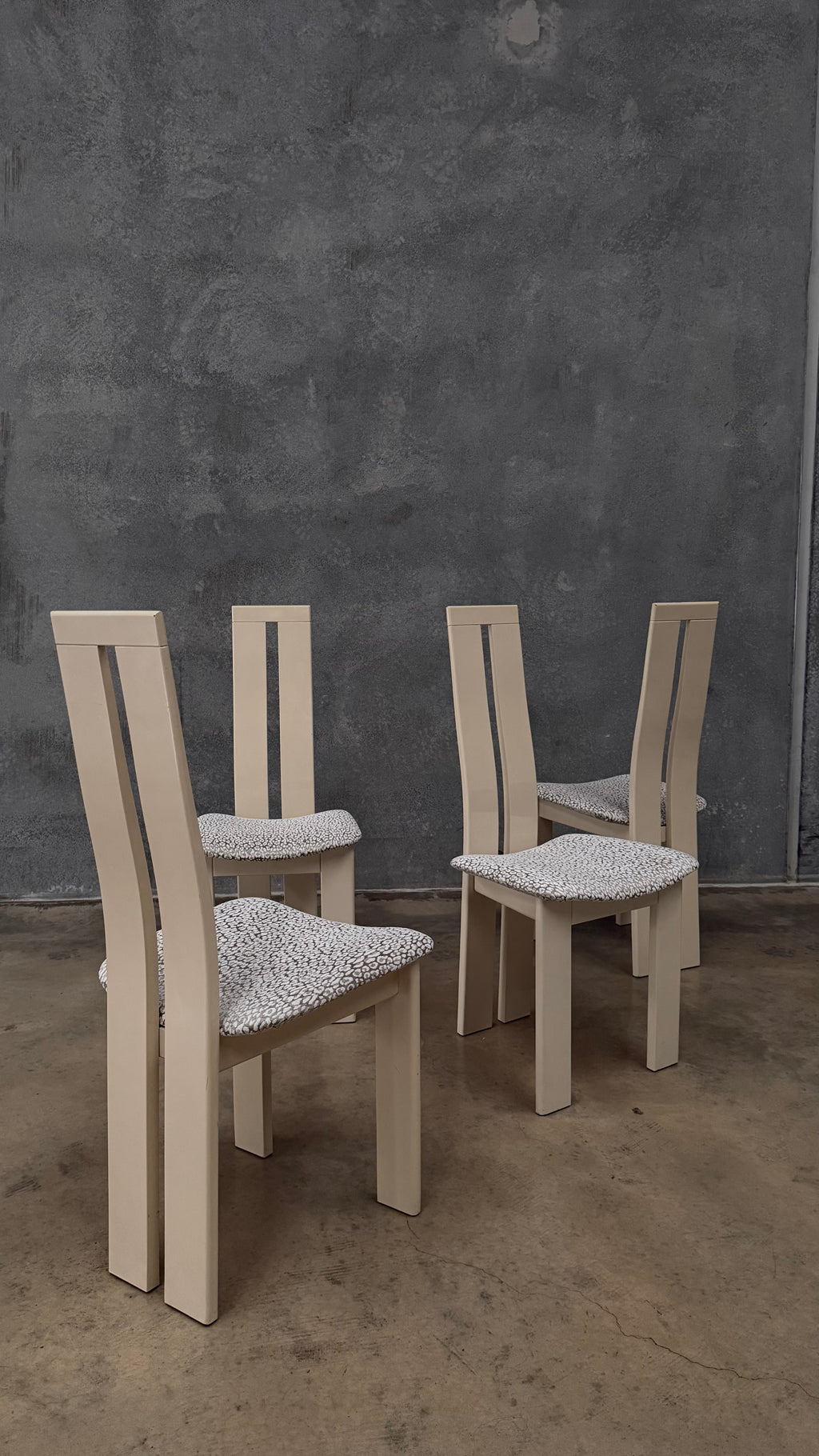 Pietro Costantini Dining Chairs Italy 1980s (set of four)