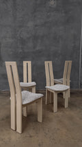 Pietro Costantini Dining Chairs Italy 1980s (set of four)