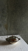 VINERS SILVER-PLATED FISH TUREEN WITH GLASS LINER