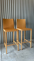 ITALIAN BEECH STOOLS (PAIR)