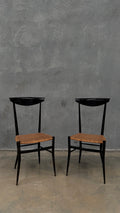 Mid-Century Italian Chiavari Dining Chairs by Colombo Sanguineti (Pair)