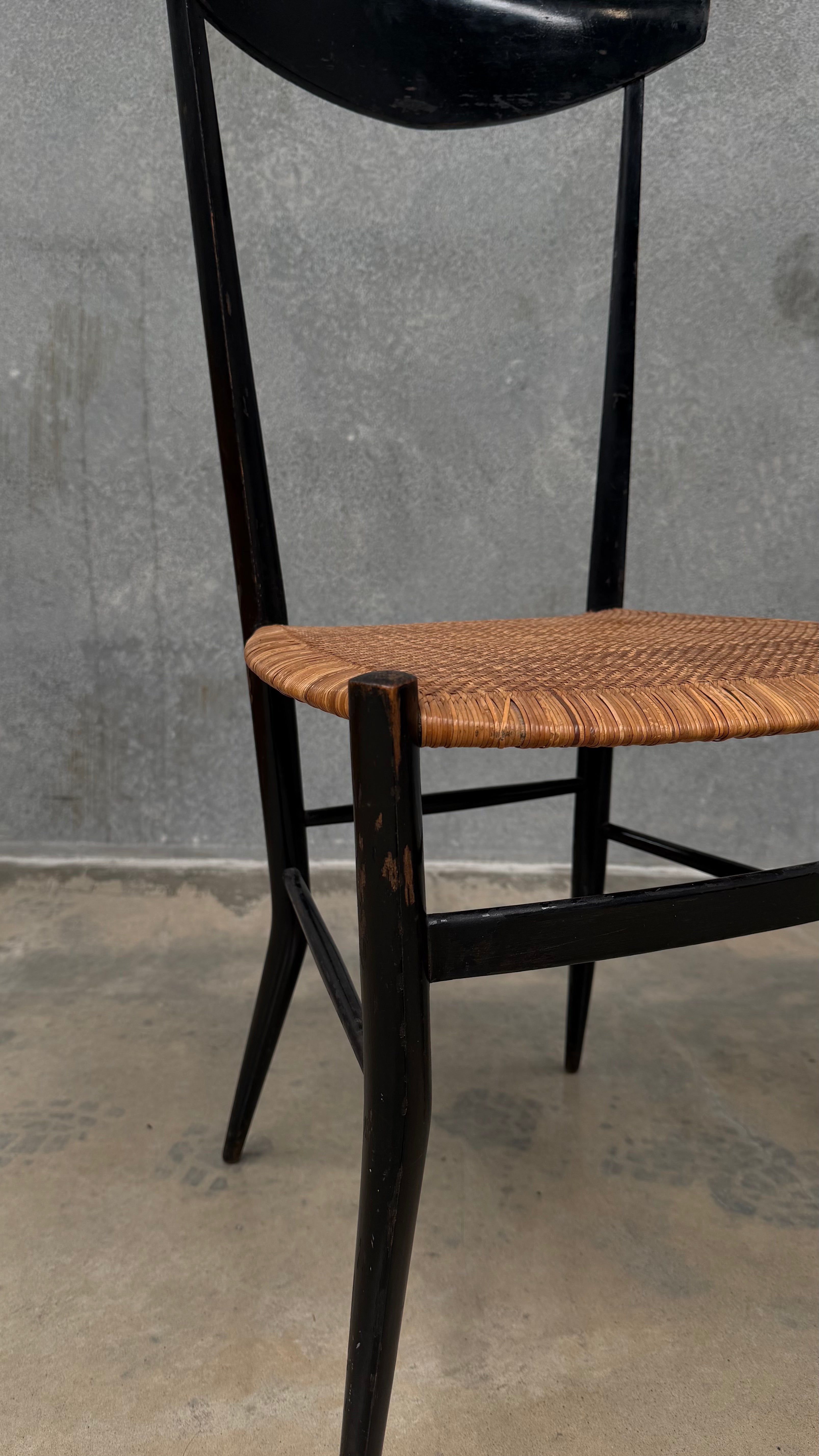 Mid-Century Italian Chiavari Dining Chairs by Colombo Sanguineti (Pair)