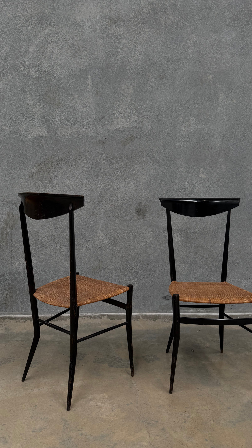 Mid-Century Italian Chiavari Dining Chairs by Colombo Sanguineti (Pair)