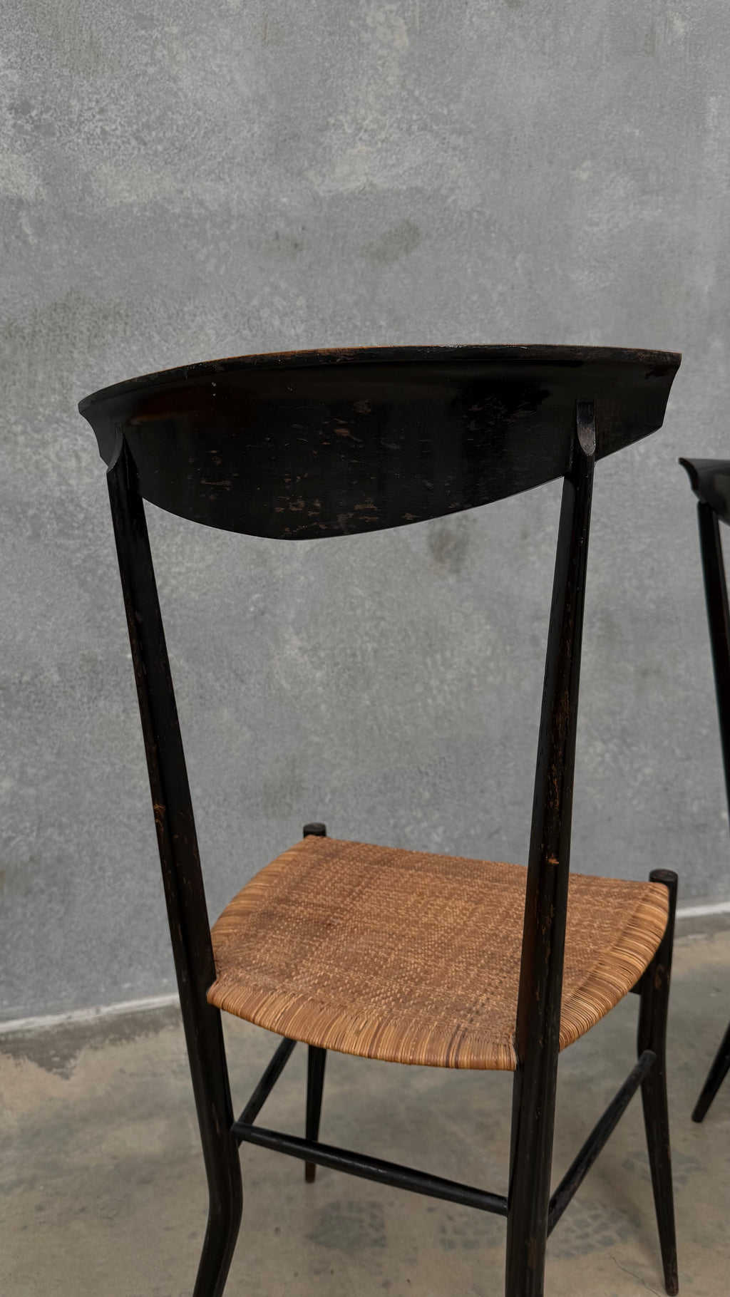 Mid-Century Italian Chiavari Dining Chairs by Colombo Sanguineti (Pair)