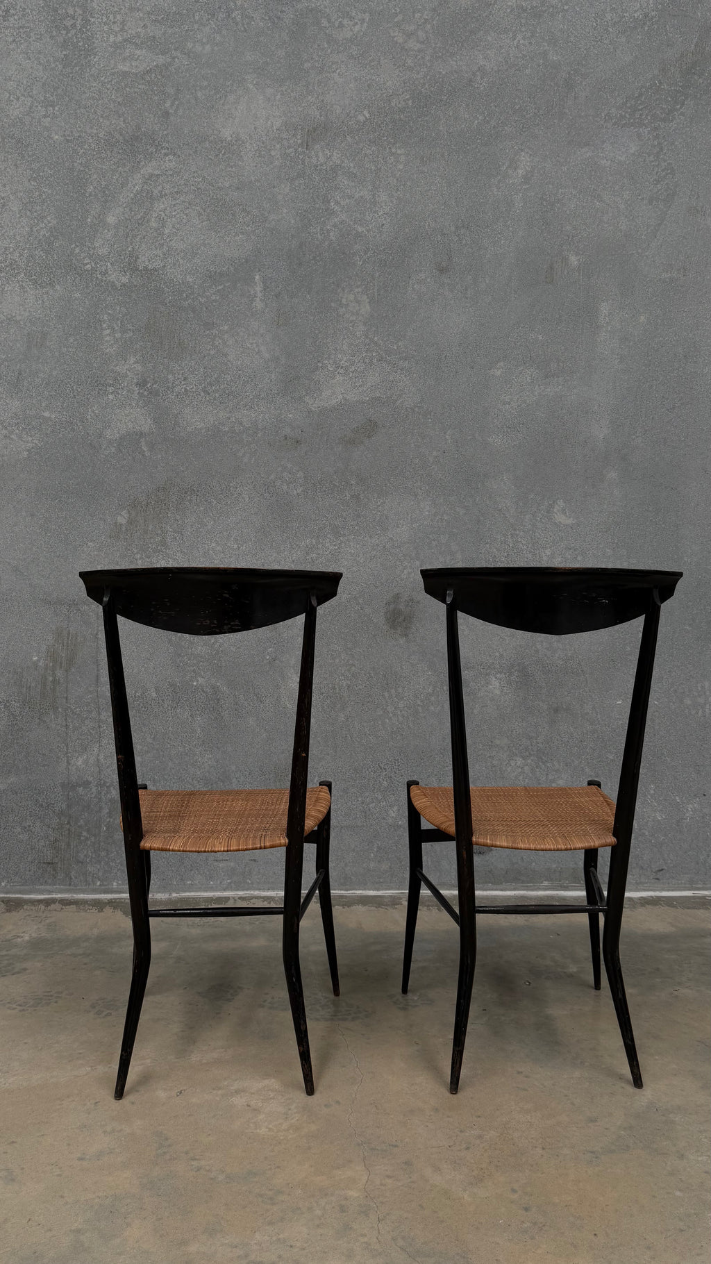 Mid-Century Italian Chiavari Dining Chairs by Colombo Sanguineti (Pair)