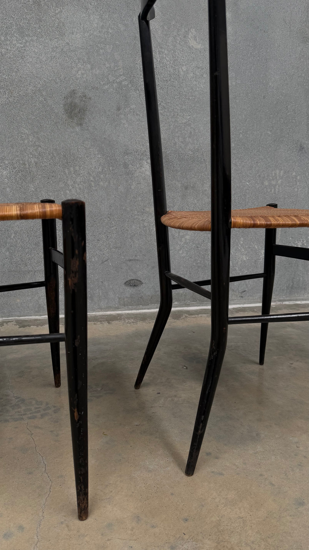 Mid-Century Italian Chiavari Dining Chairs by Colombo Sanguineti (Pair)