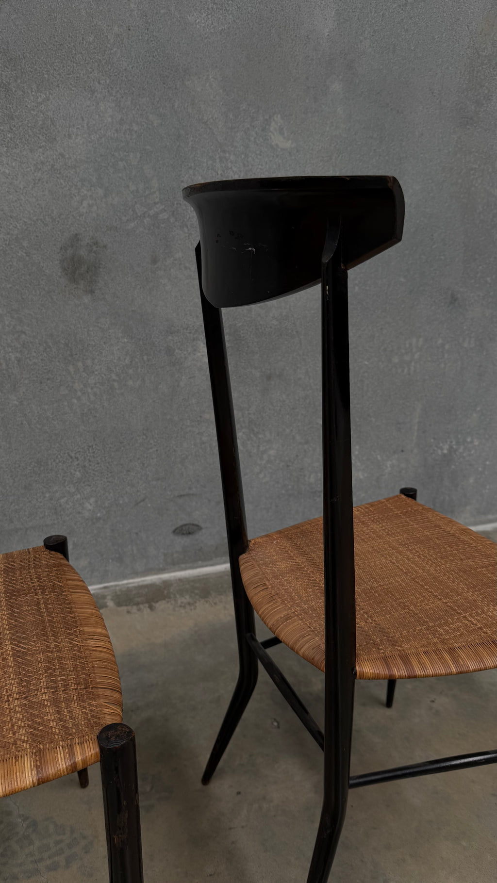 Mid-Century Italian Chiavari Dining Chairs by Colombo Sanguineti (Pair)