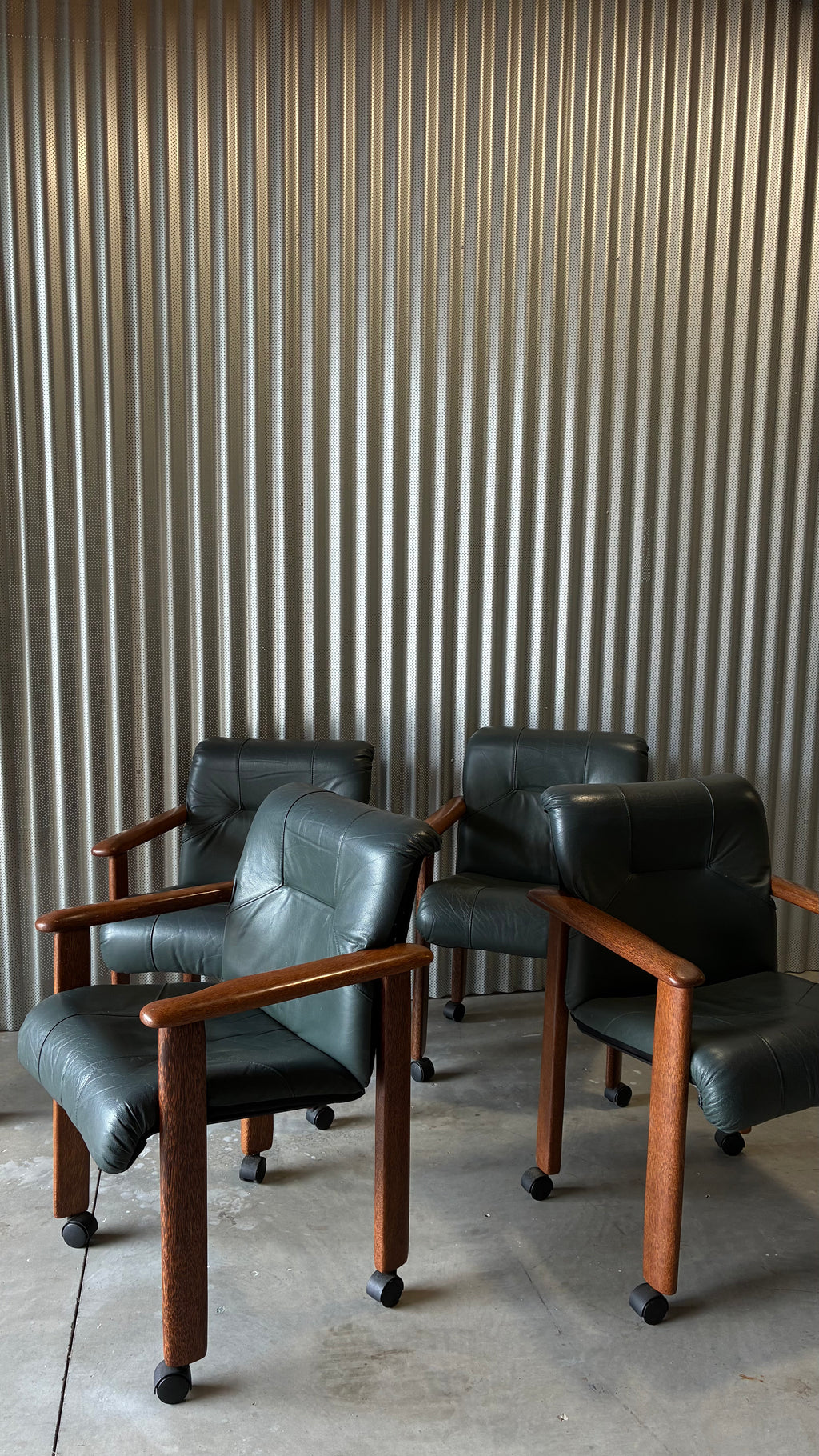 PACIFIC GREEN DINING CHAIRS (SET OF FOUR)