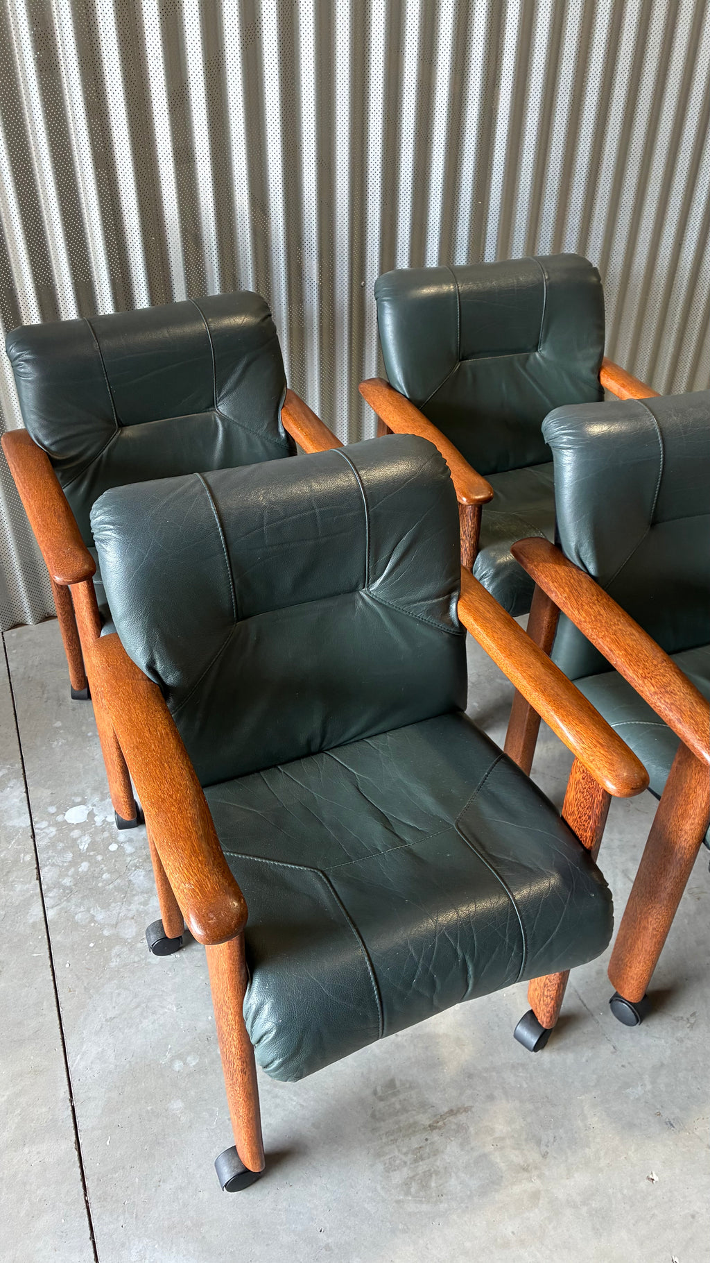 PACIFIC GREEN DINING CHAIRS (SET OF FOUR)