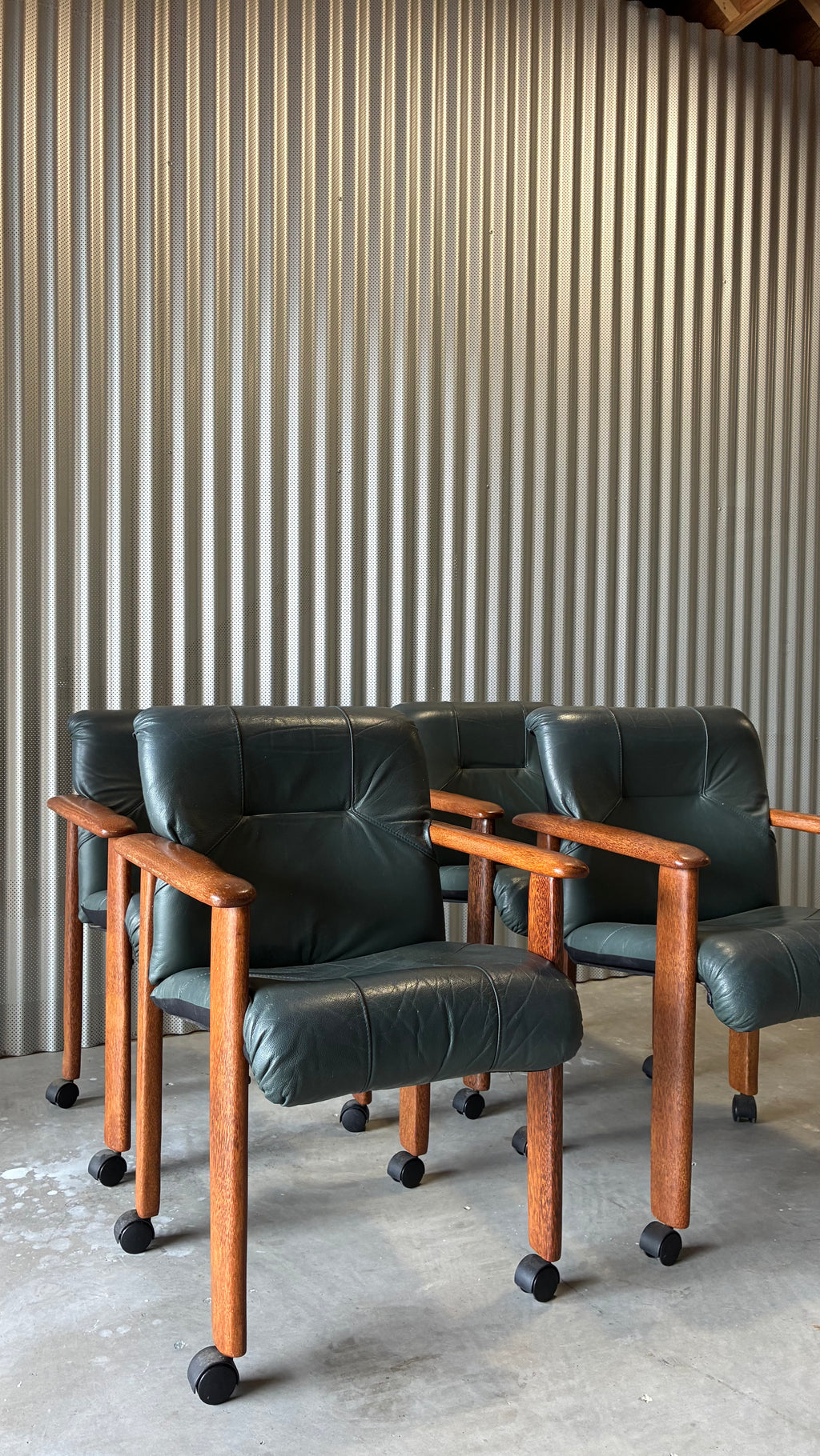 PACIFIC GREEN DINING CHAIRS (SET OF FOUR)