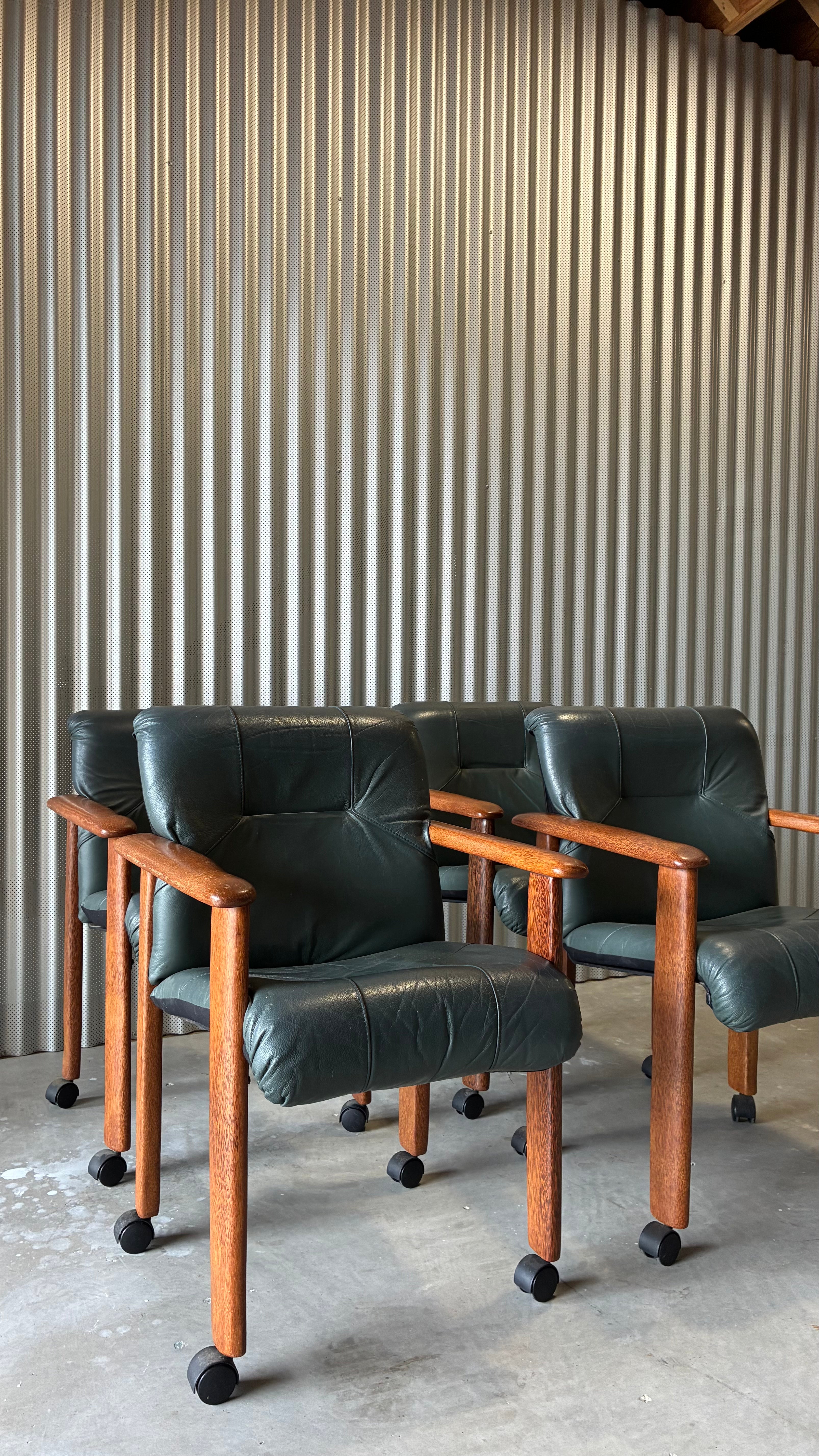 PACIFIC GREEN DINING CHAIRS (SET OF FOUR)