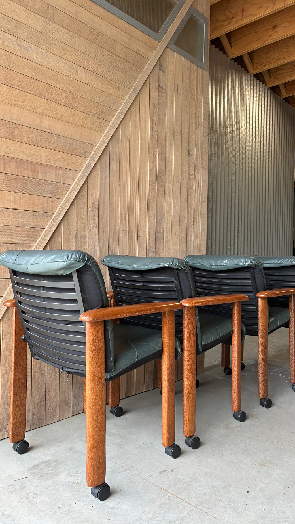 PACIFIC GREEN DINING CHAIRS (SET OF FOUR)