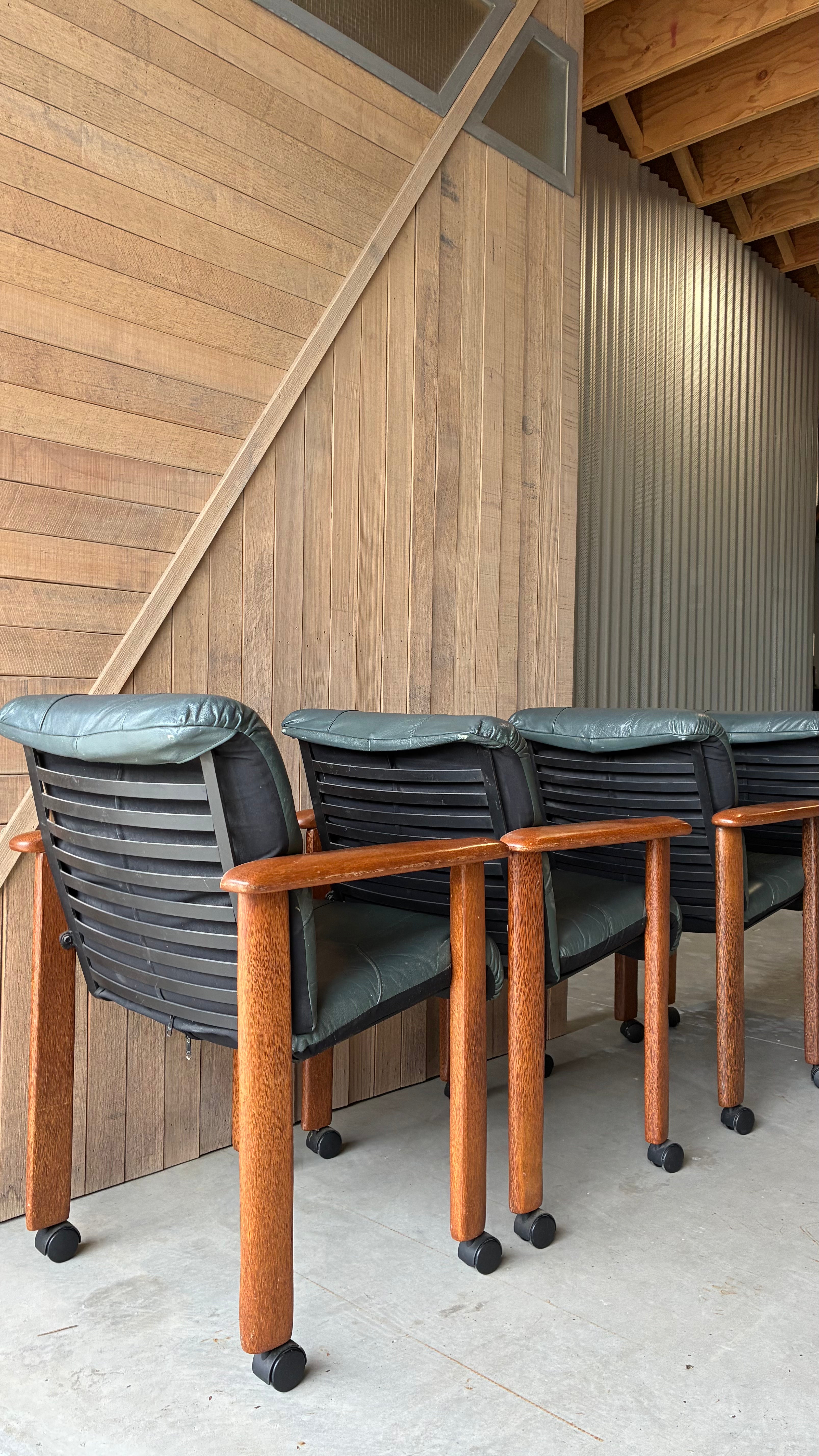 PACIFIC GREEN DINING CHAIRS (SET OF FOUR)