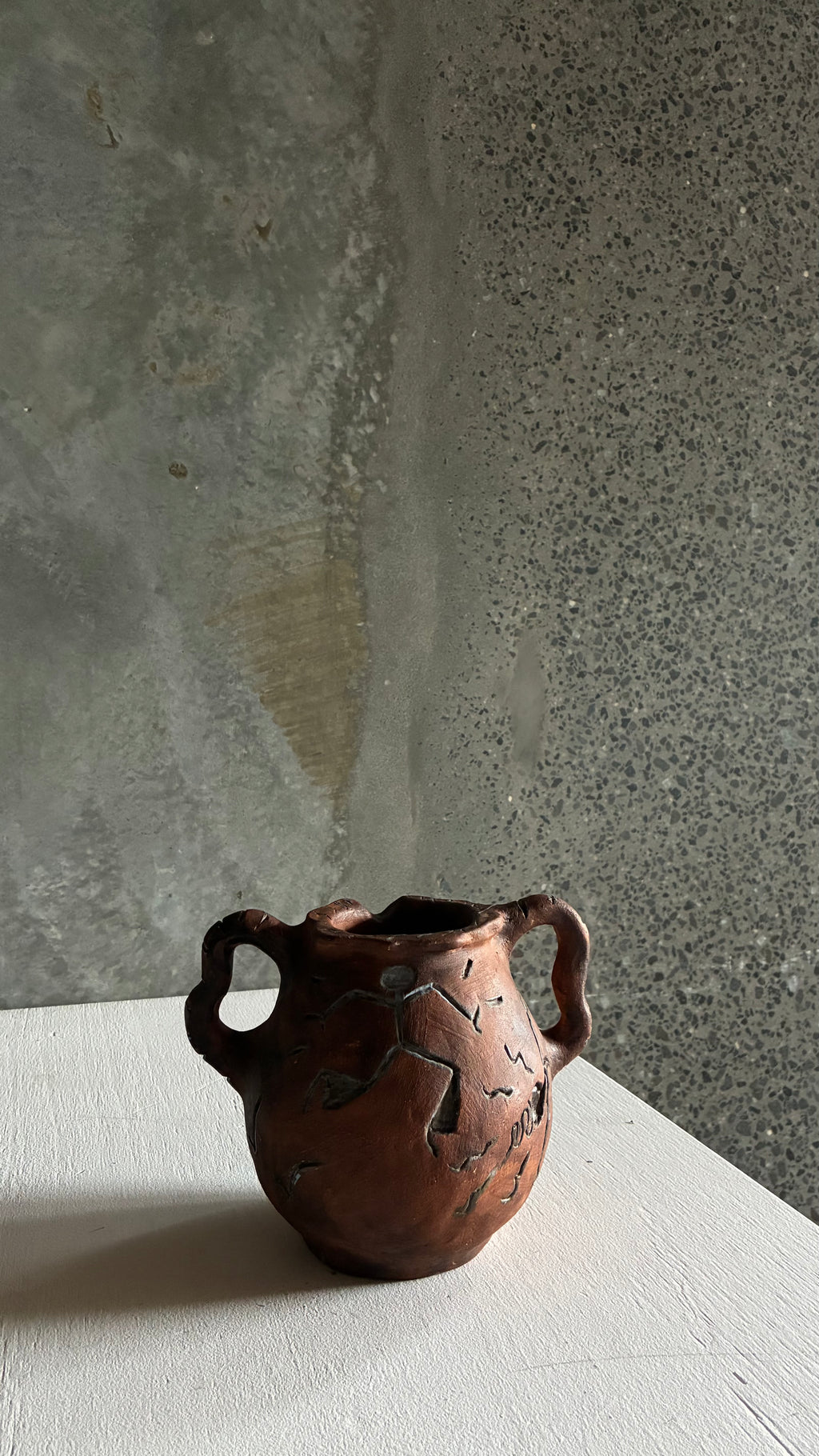 FRENCH STUDIO POTTERY VASE 1980s