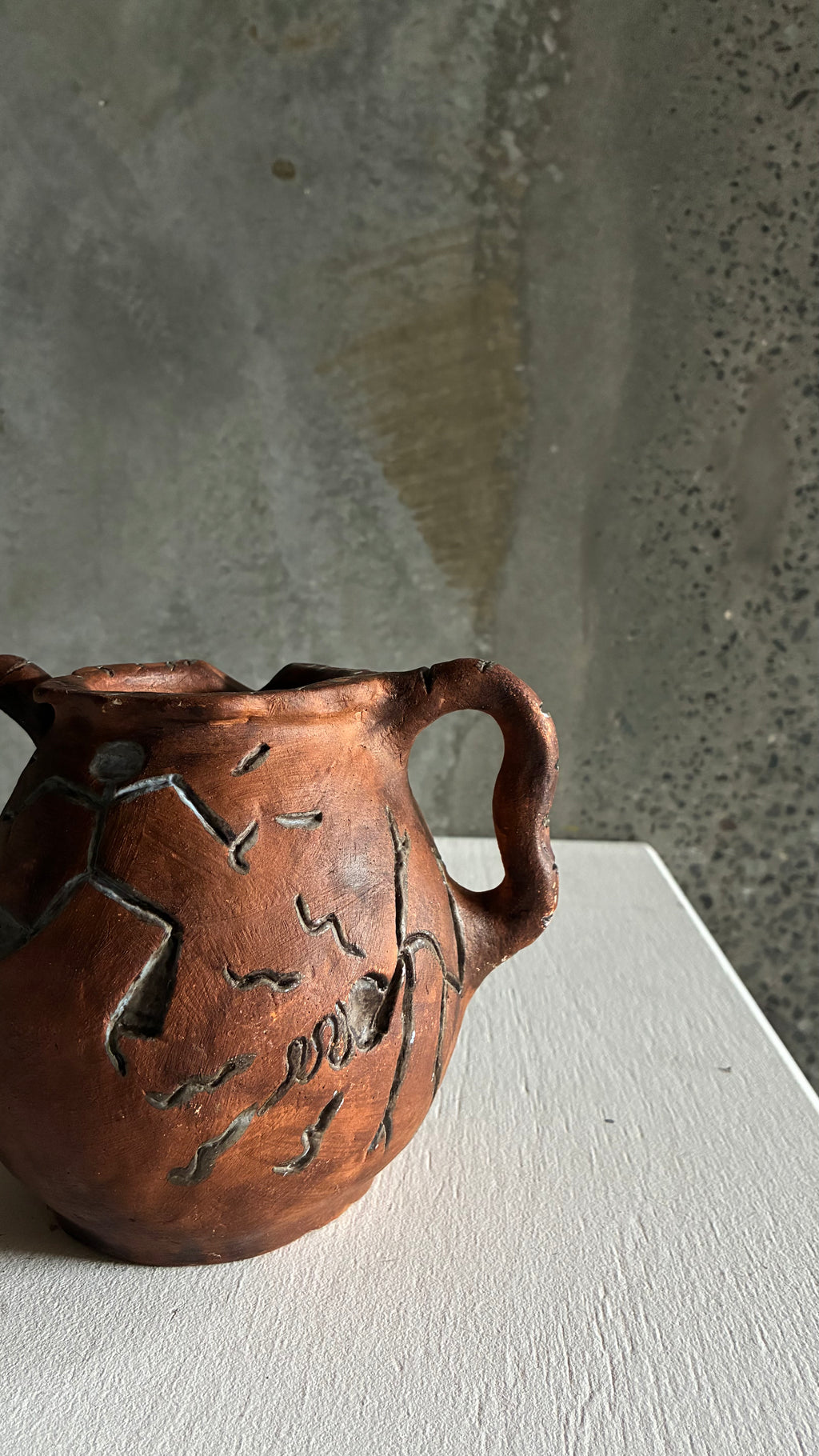 FRENCH STUDIO POTTERY VASE 1980s