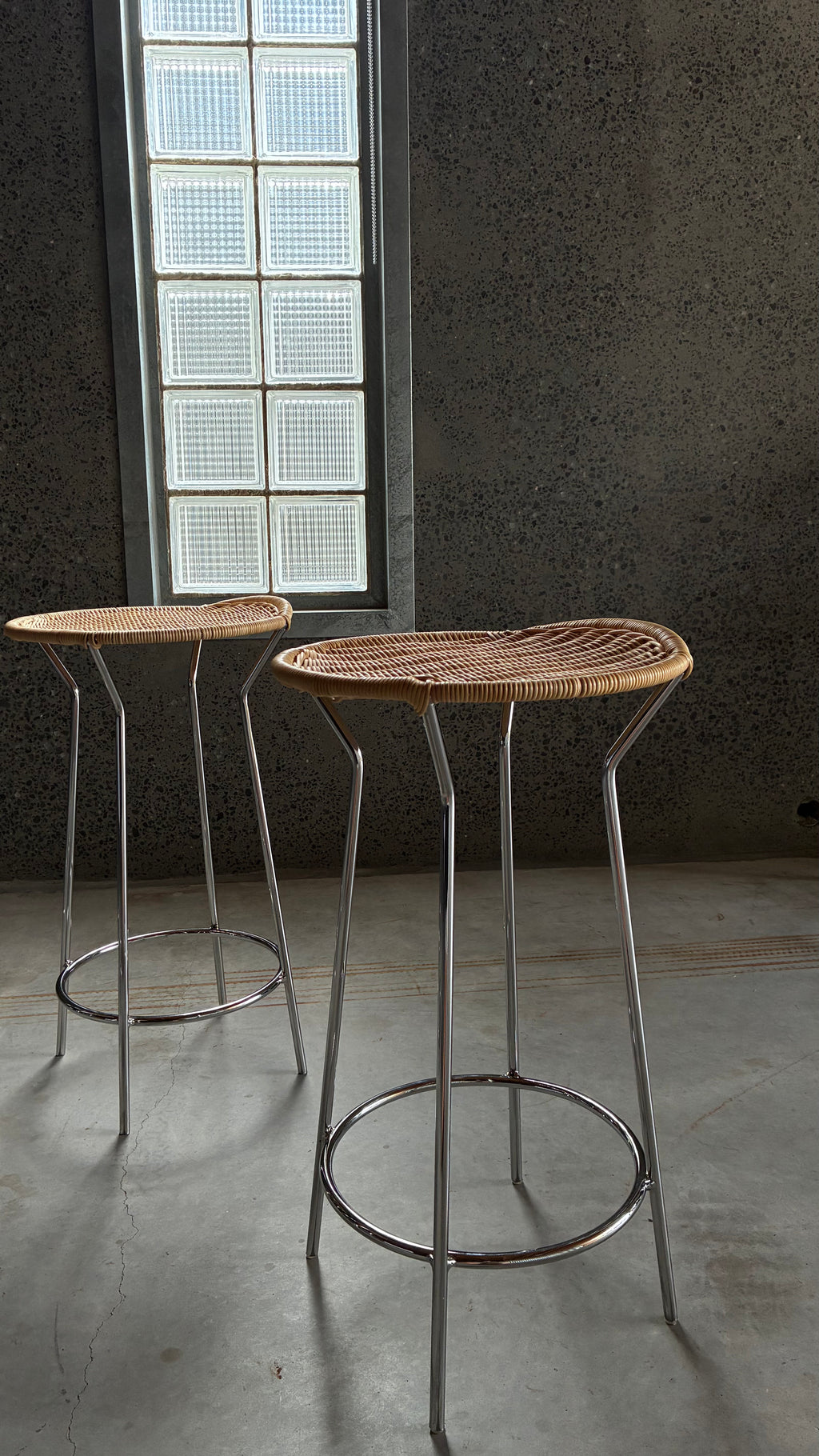LUCIANO MARSON FOR CASAMANIA & HORM COUNTER STOOLS (SET OF FOUR)