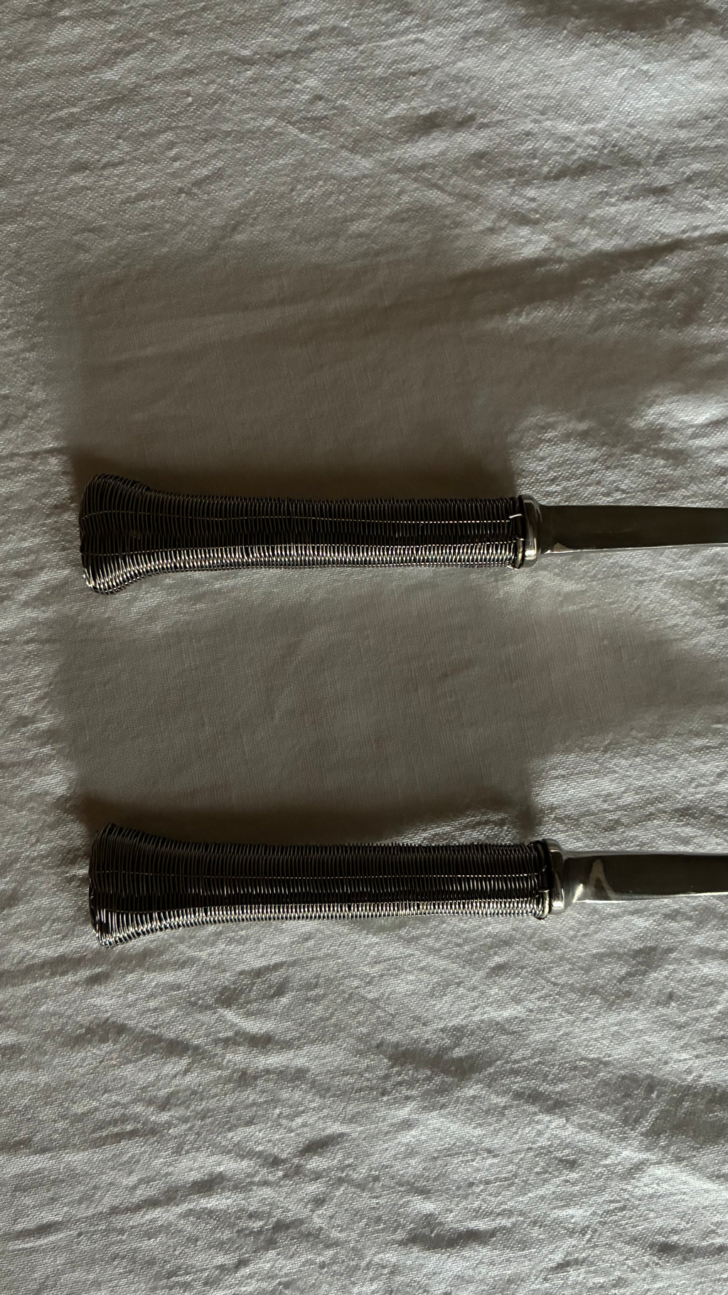 STAINLESS STEEL SALAD SERVERS 1950s