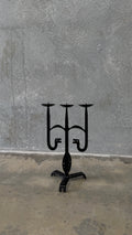 Brutalist Wrought Iron Candelabra