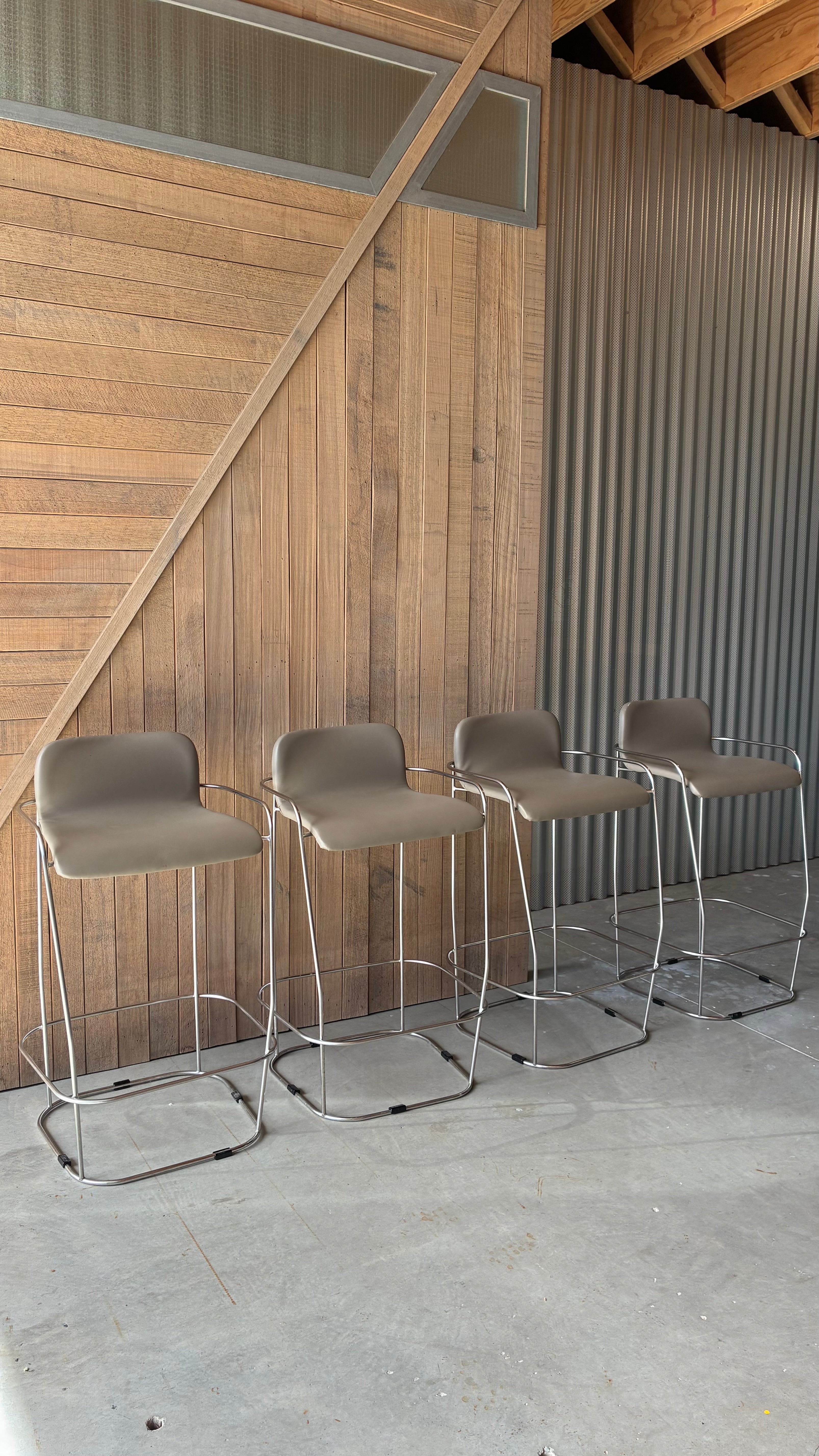 SCHIAVELLO BAR STOOLS (SET OF FOUR)